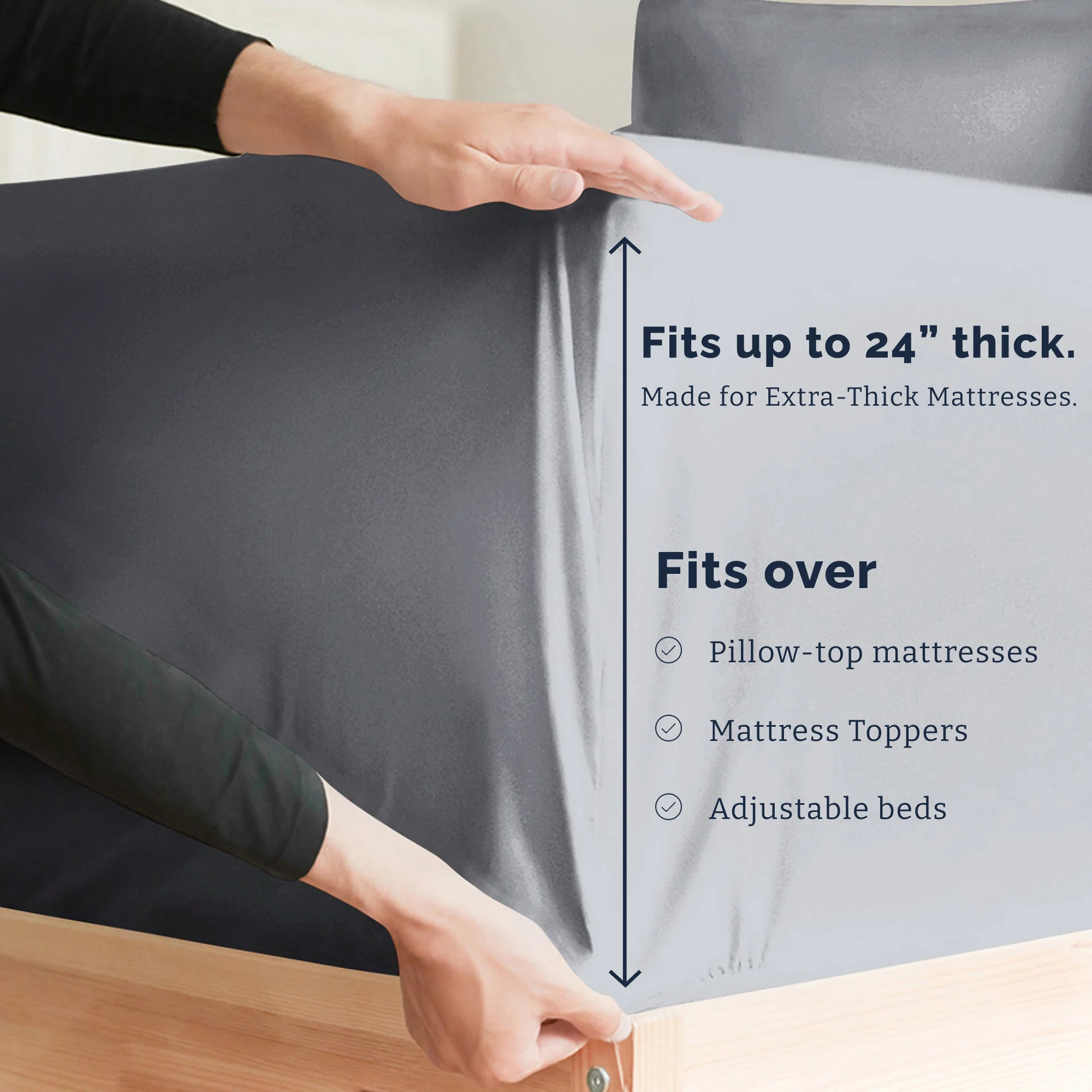 4 Piece Deep Pocket Sheet Set - Image 103