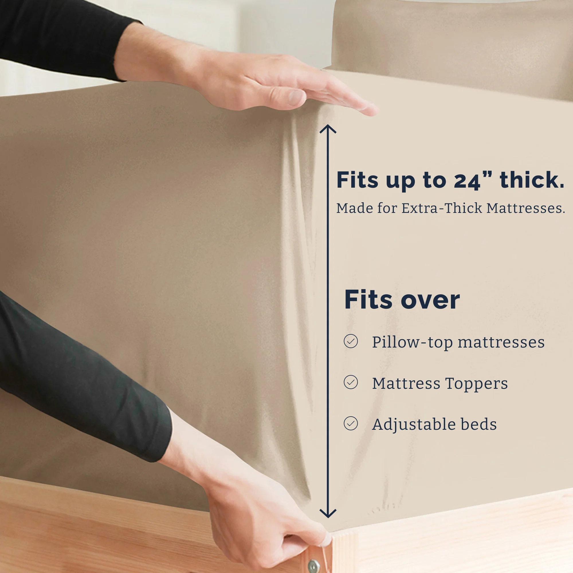 4 Piece Deep Pocket Sheet Set - Image 111