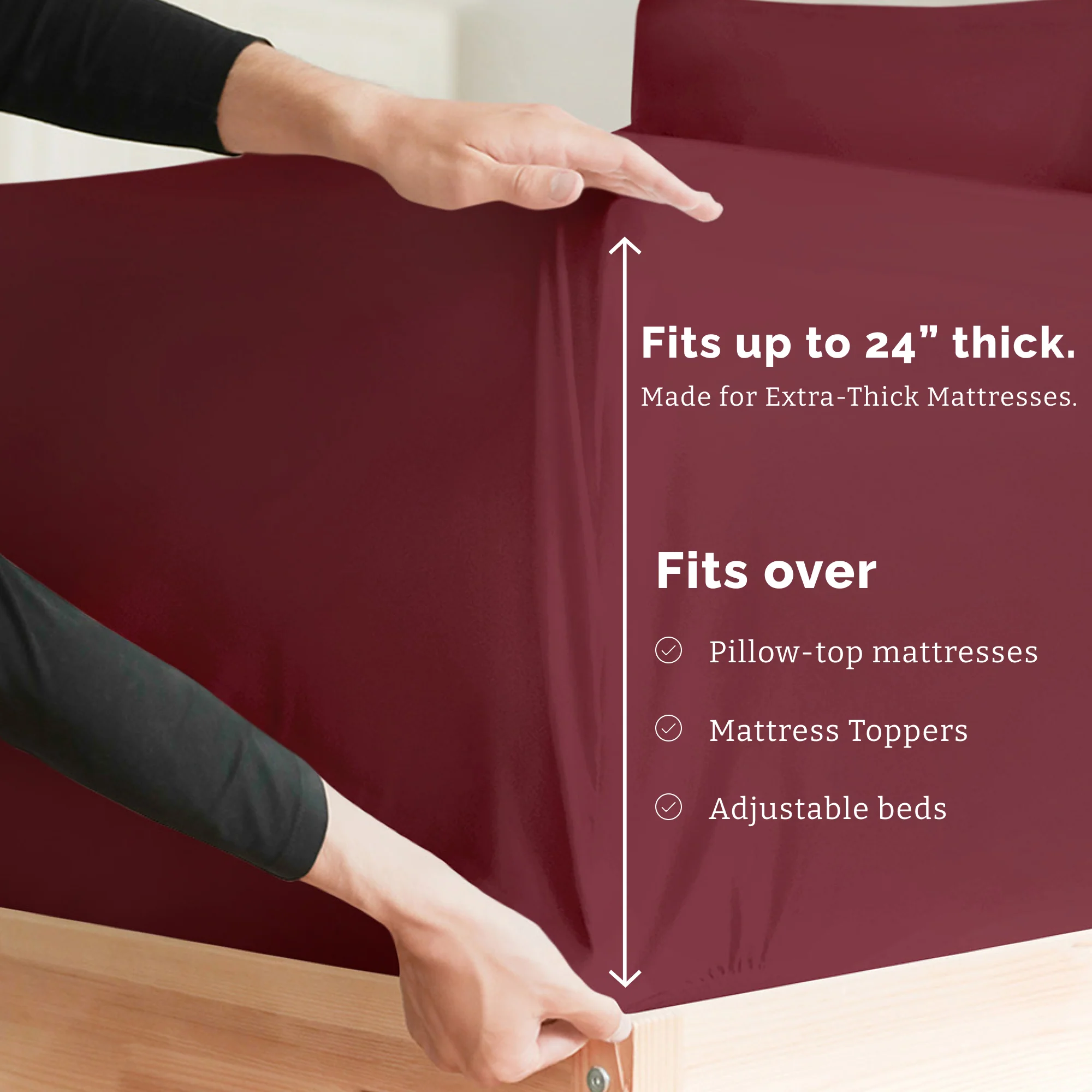 4 Piece Deep Pocket Sheet Set - Image 39