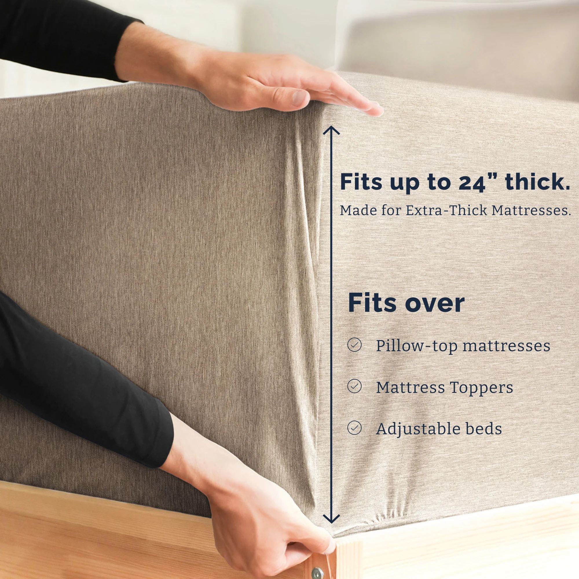 4 Piece Deep Pocket Sheet Set - Image 59