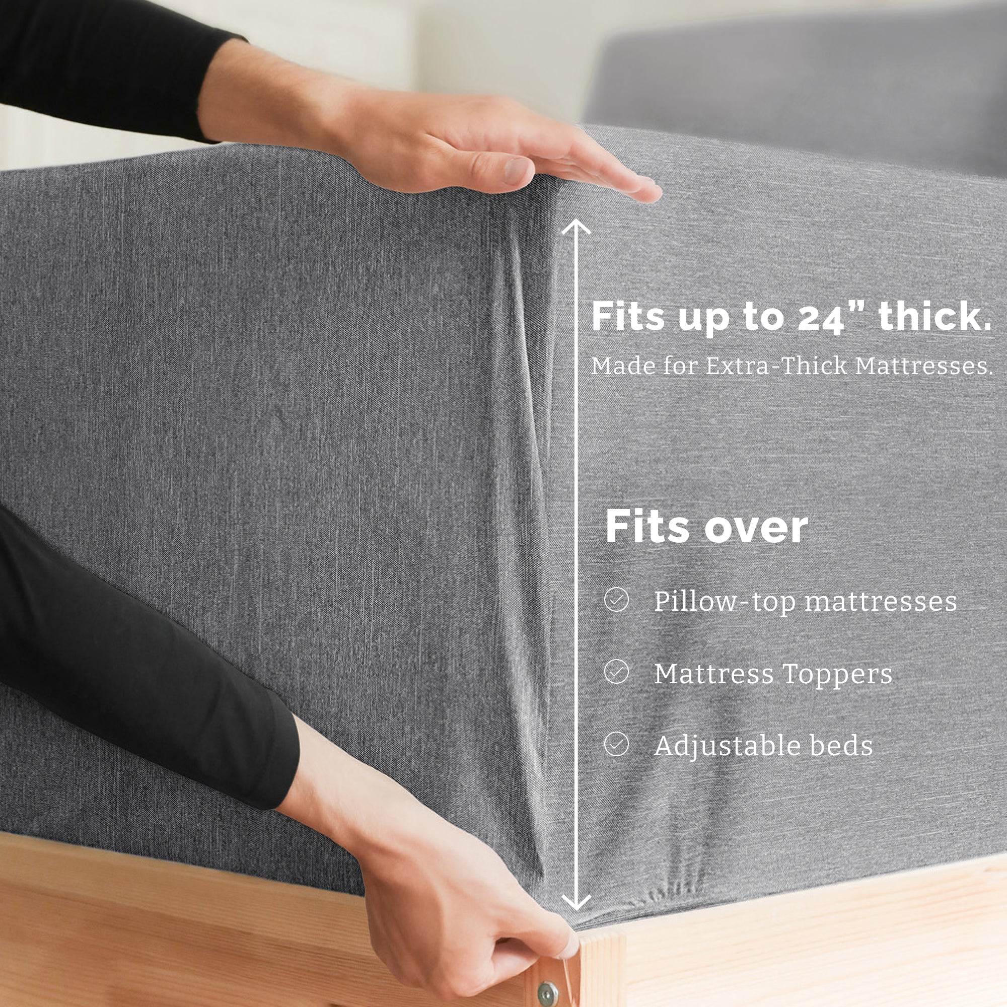 4 Piece Deep Pocket Sheet Set - Image 63