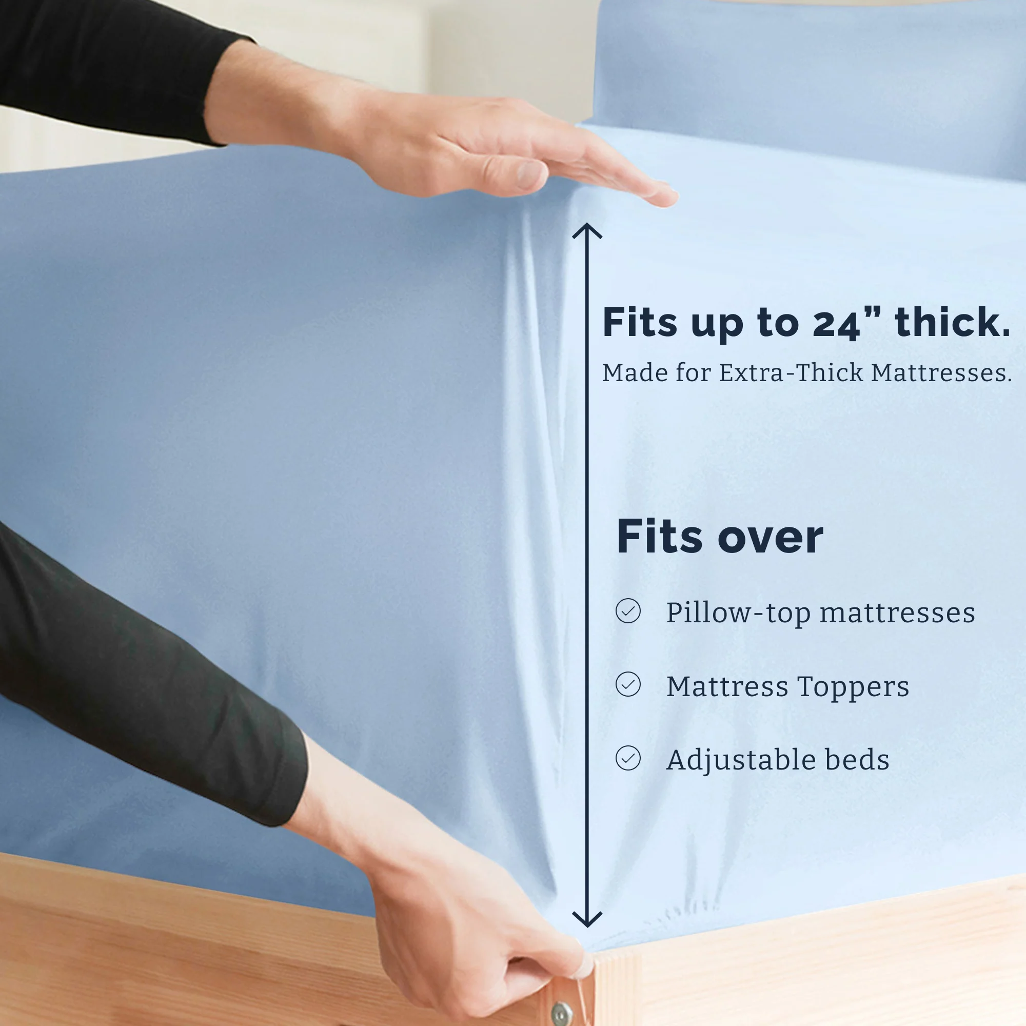 4 Piece Deep Pocket Sheet Set - Image 67