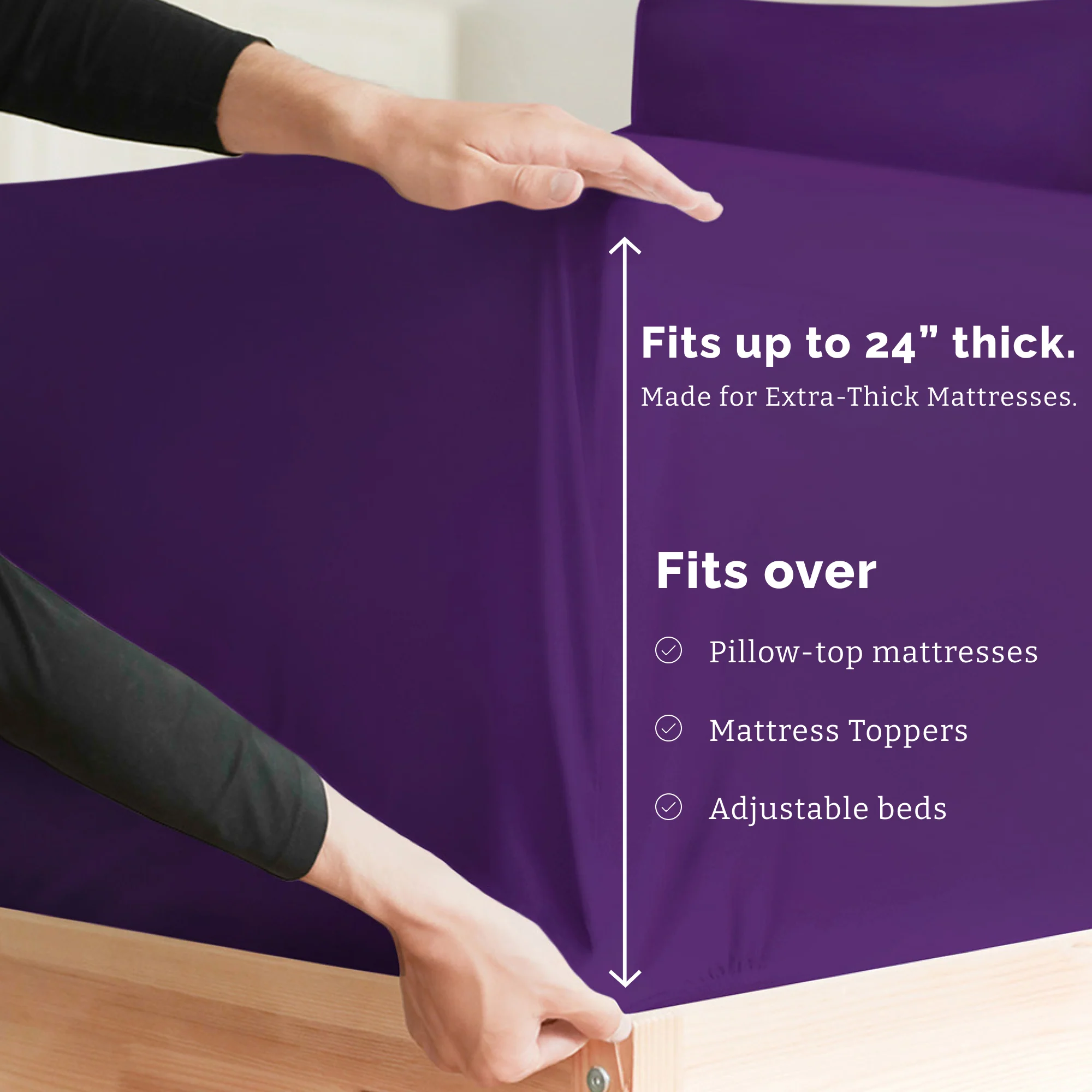 4 Piece Deep Pocket Sheet Set - Image 87