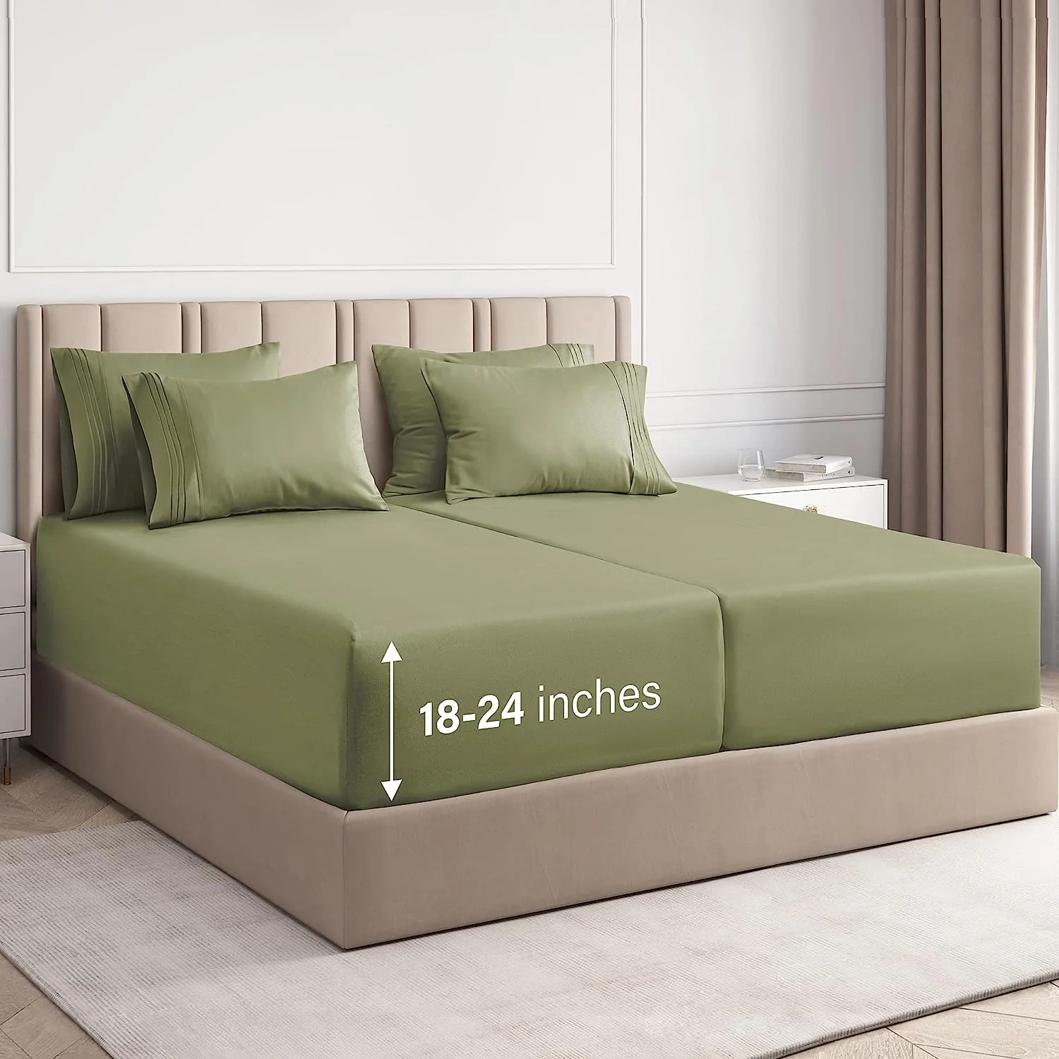 6 Piece Deep Pocket Sheet Set - Image 10