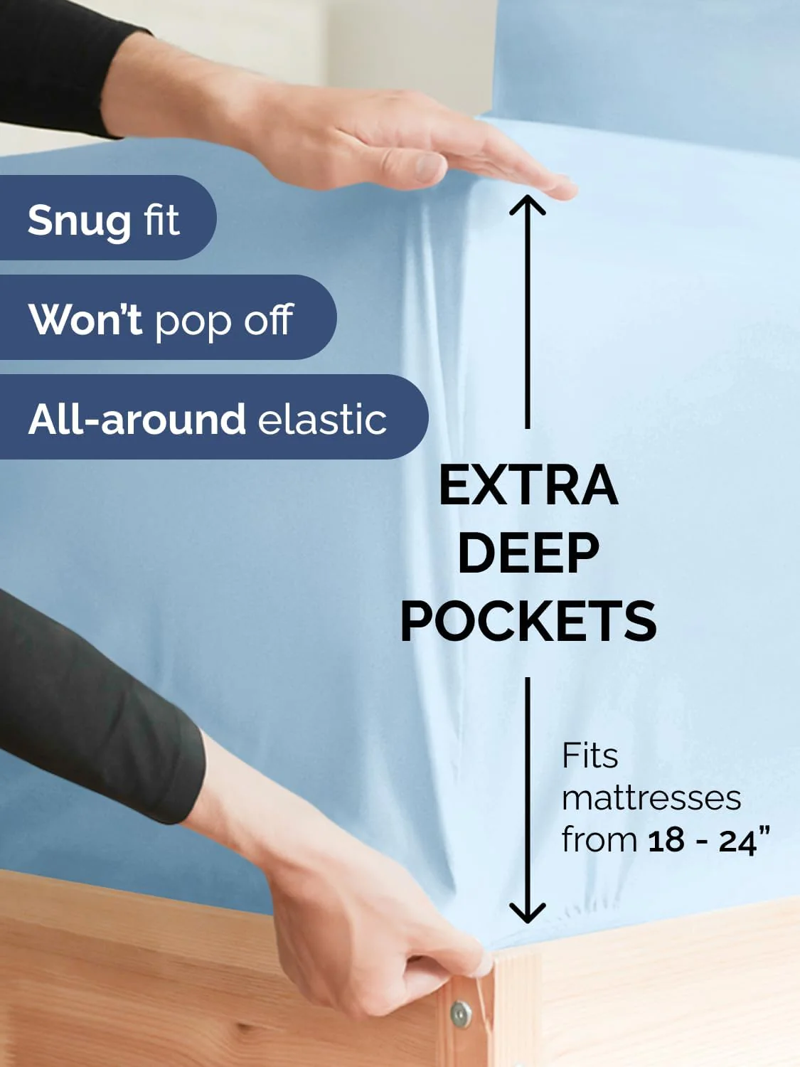 6 Piece Deep Pocket Sheet Set - Image 101