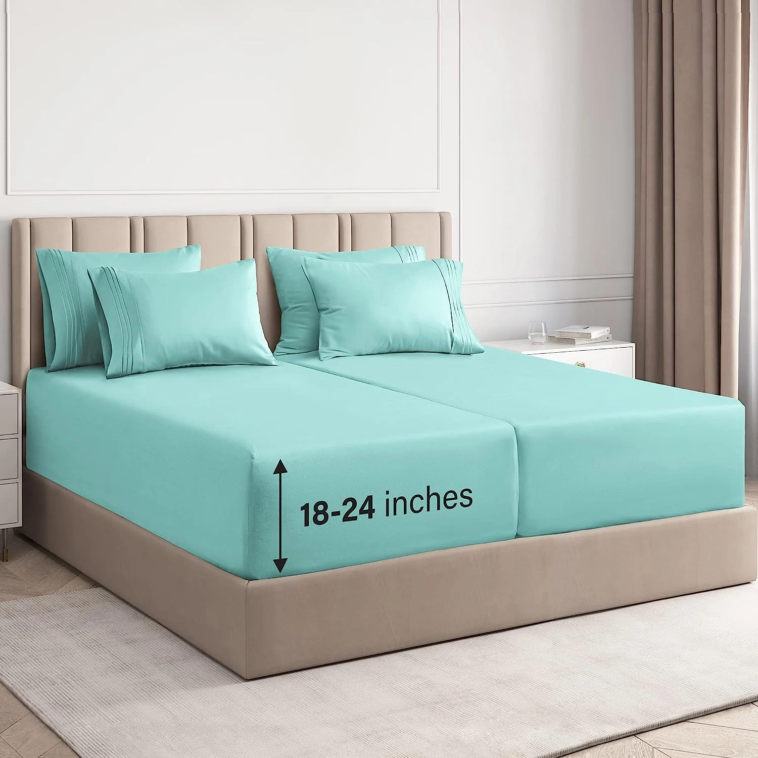 6 Piece Deep Pocket Sheet Set - Image 11