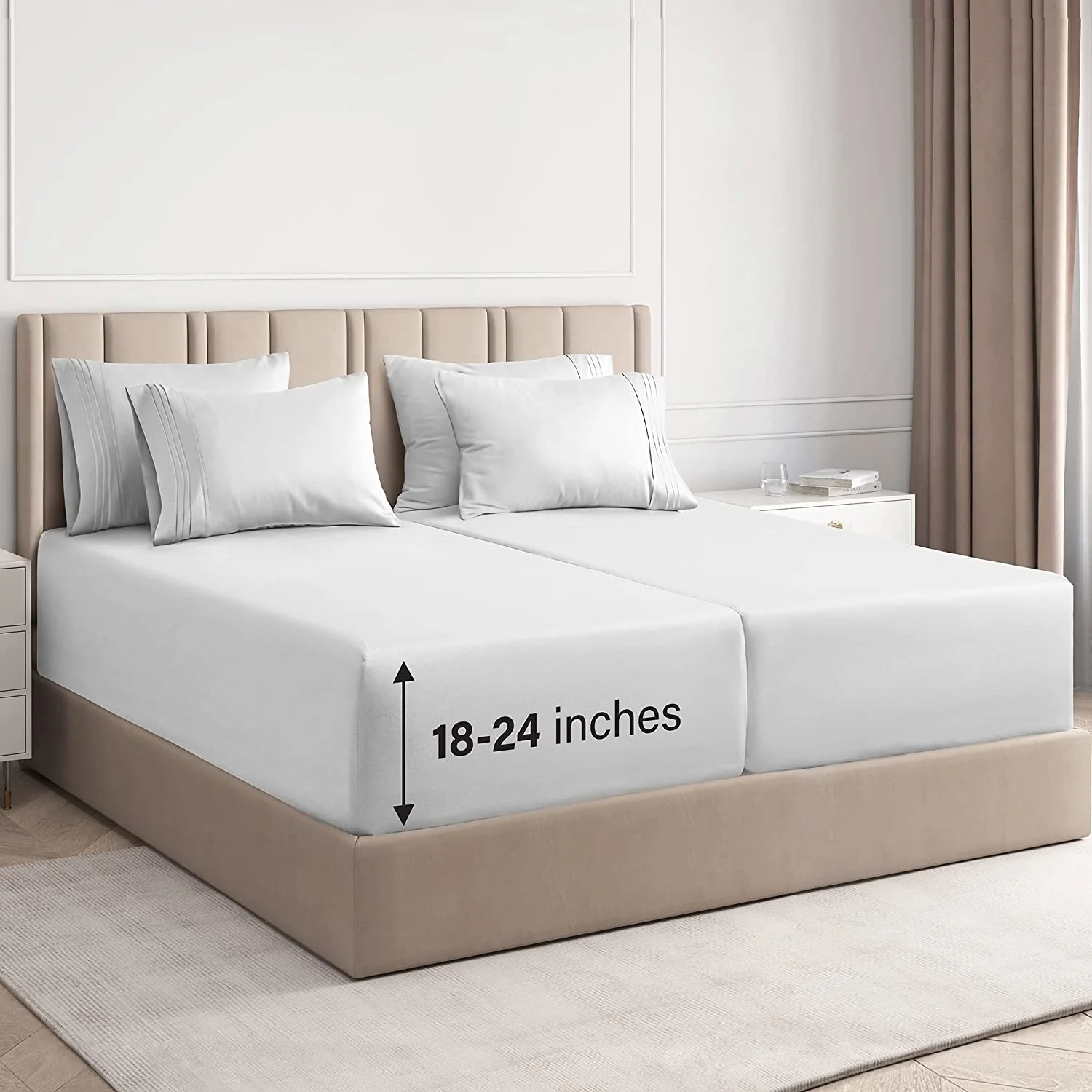 6 Piece Deep Pocket Sheet Set - Image 12