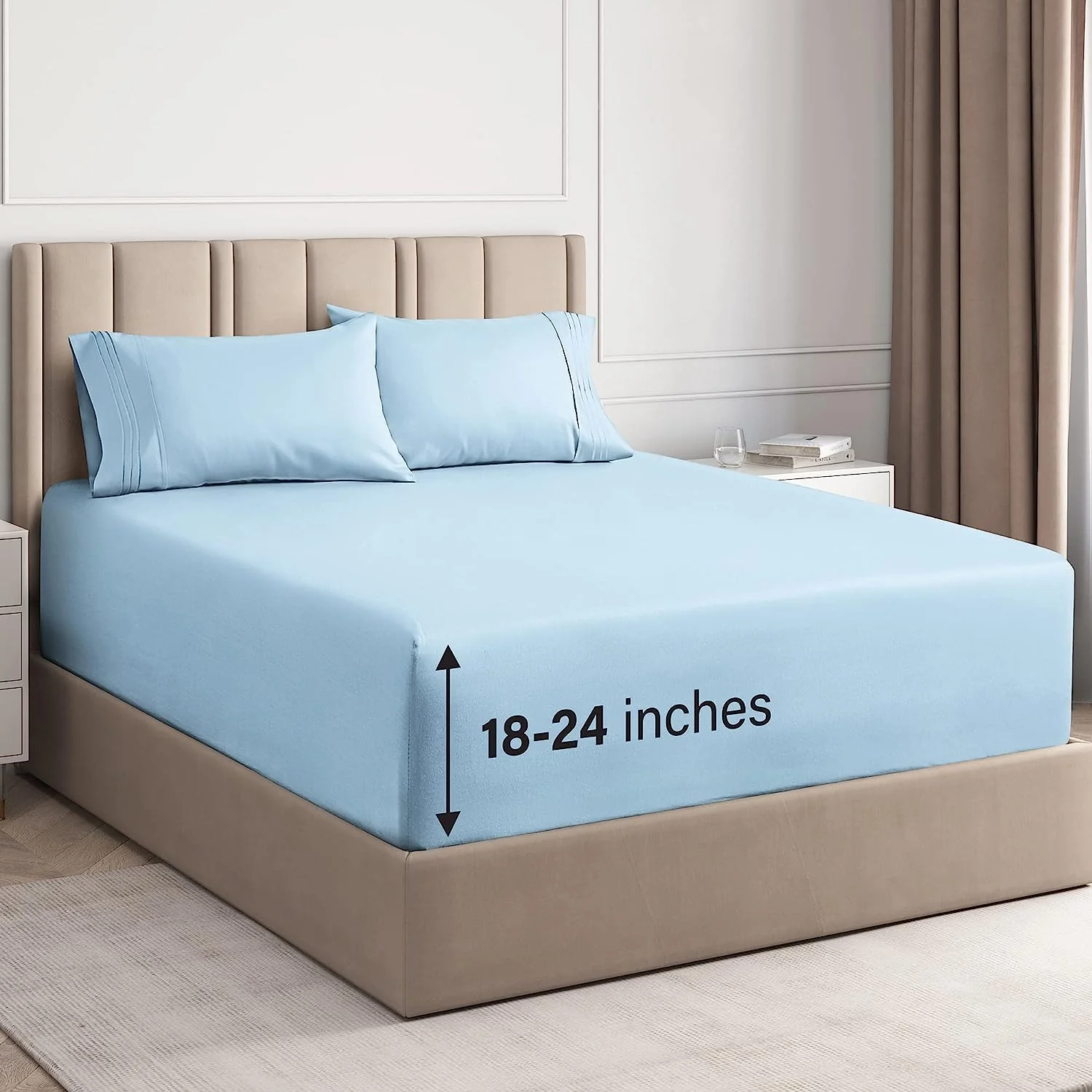 6 Piece Deep Pocket Sheet Set - Image 20