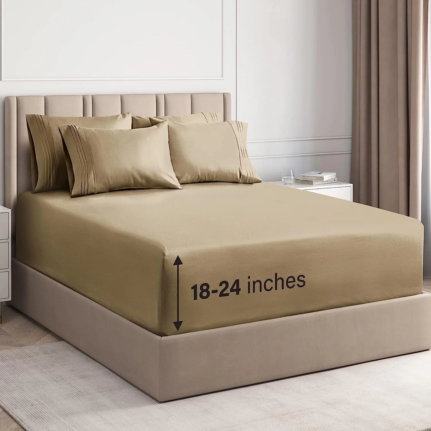 6 Piece Deep Pocket Sheet Set - Image 27