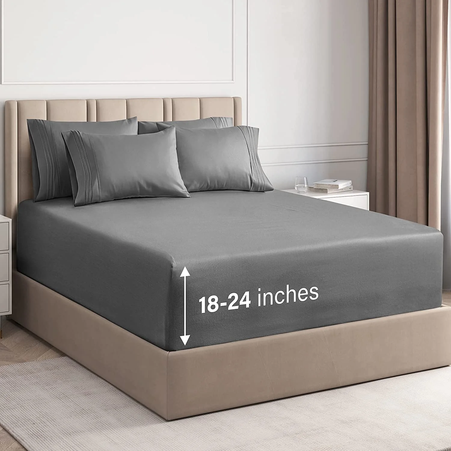 6 Piece Deep Pocket Sheet Set - Image 32