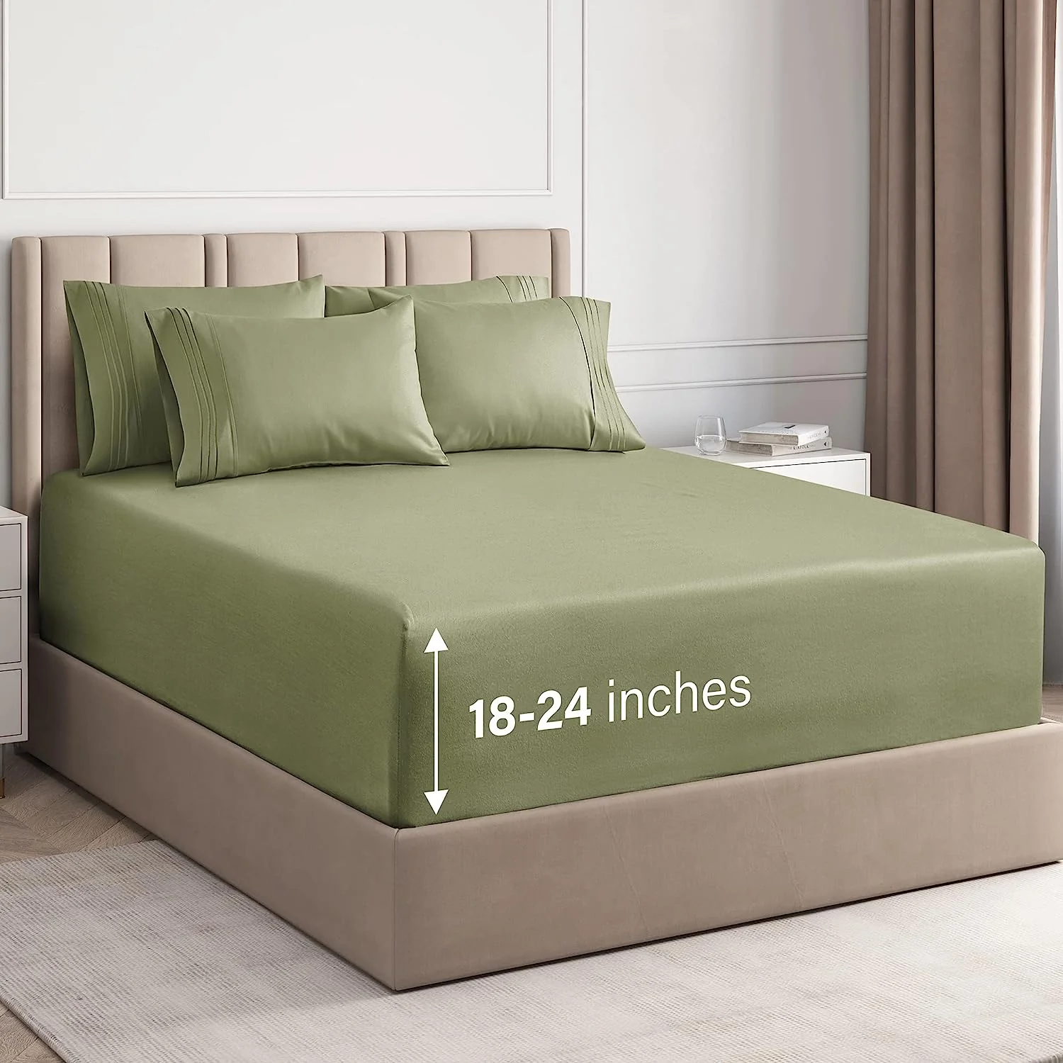 6 Piece Deep Pocket Sheet Set - Image 38