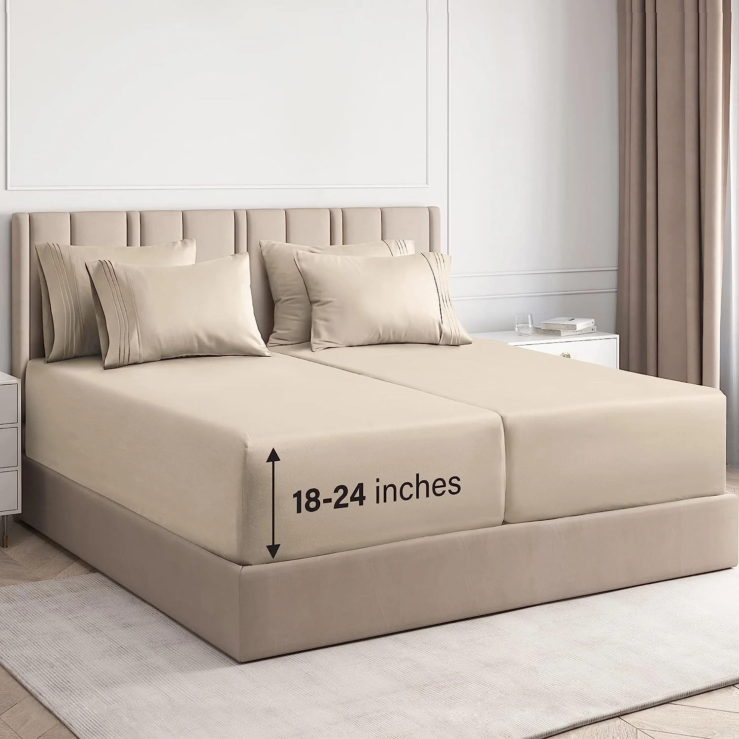 6 Piece Deep Pocket Sheet Set - Image 44