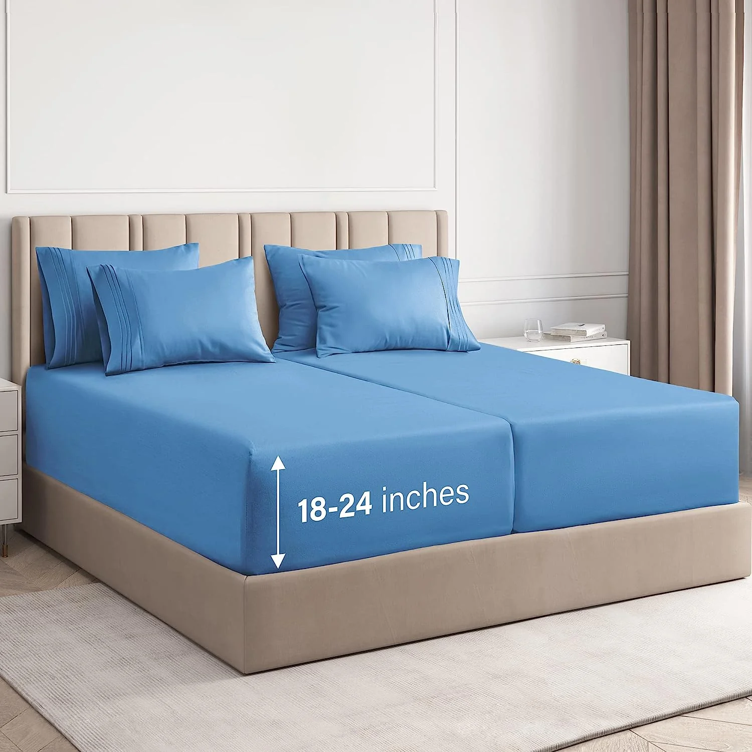 6 Piece Deep Pocket Sheet Set - Image 46