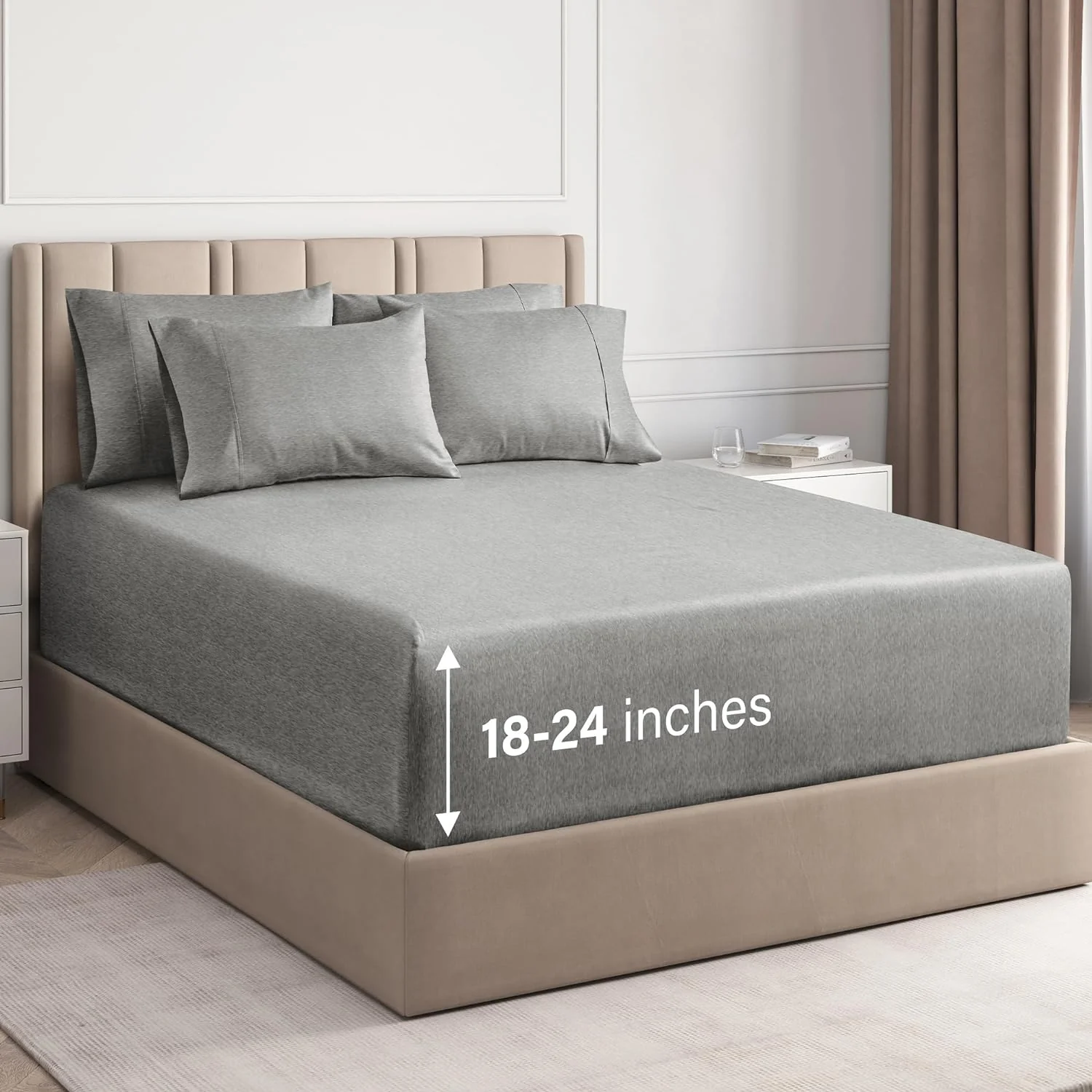 6 Piece Deep Pocket Sheet Set - Image 49