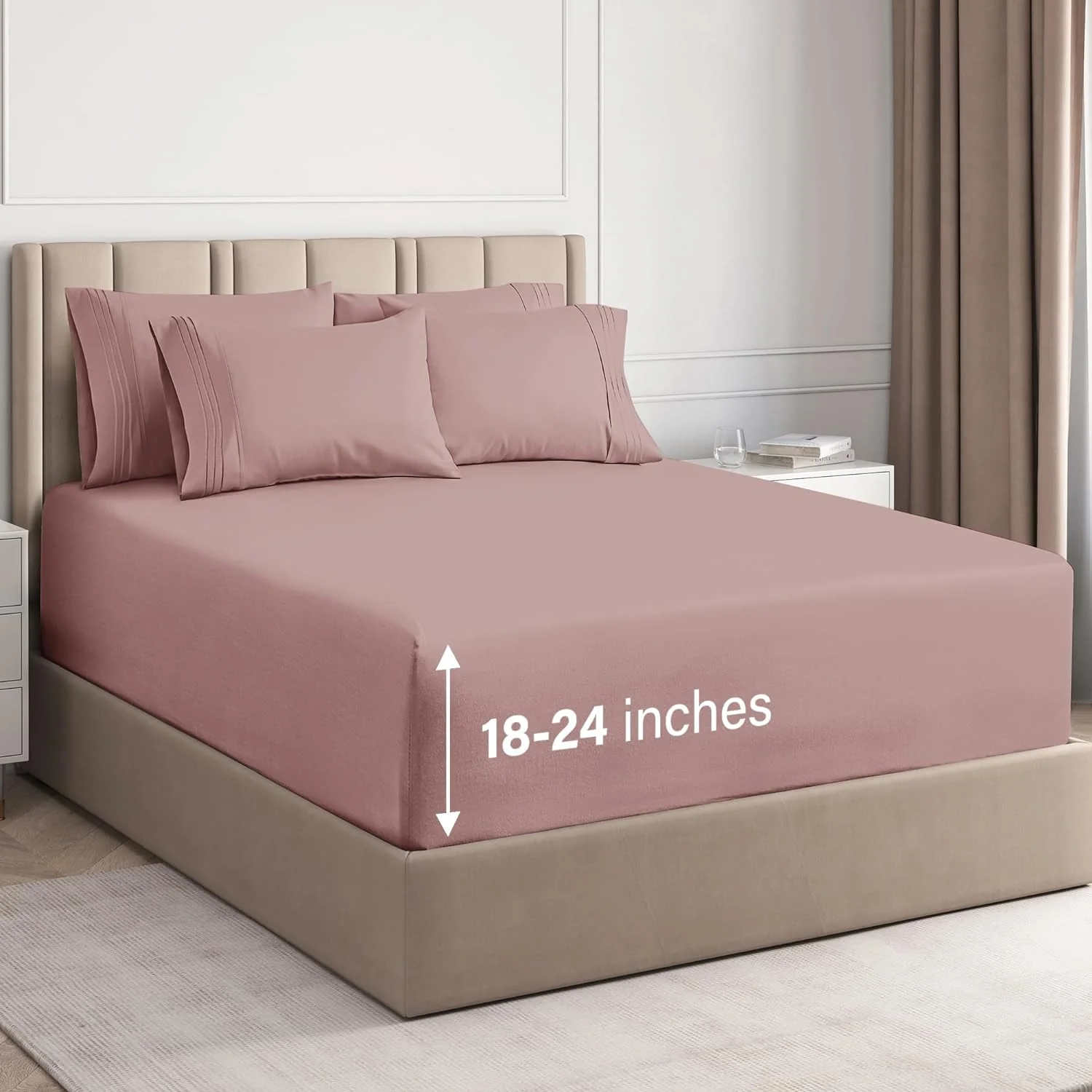 6 Piece Deep Pocket Sheet Set - Image 50