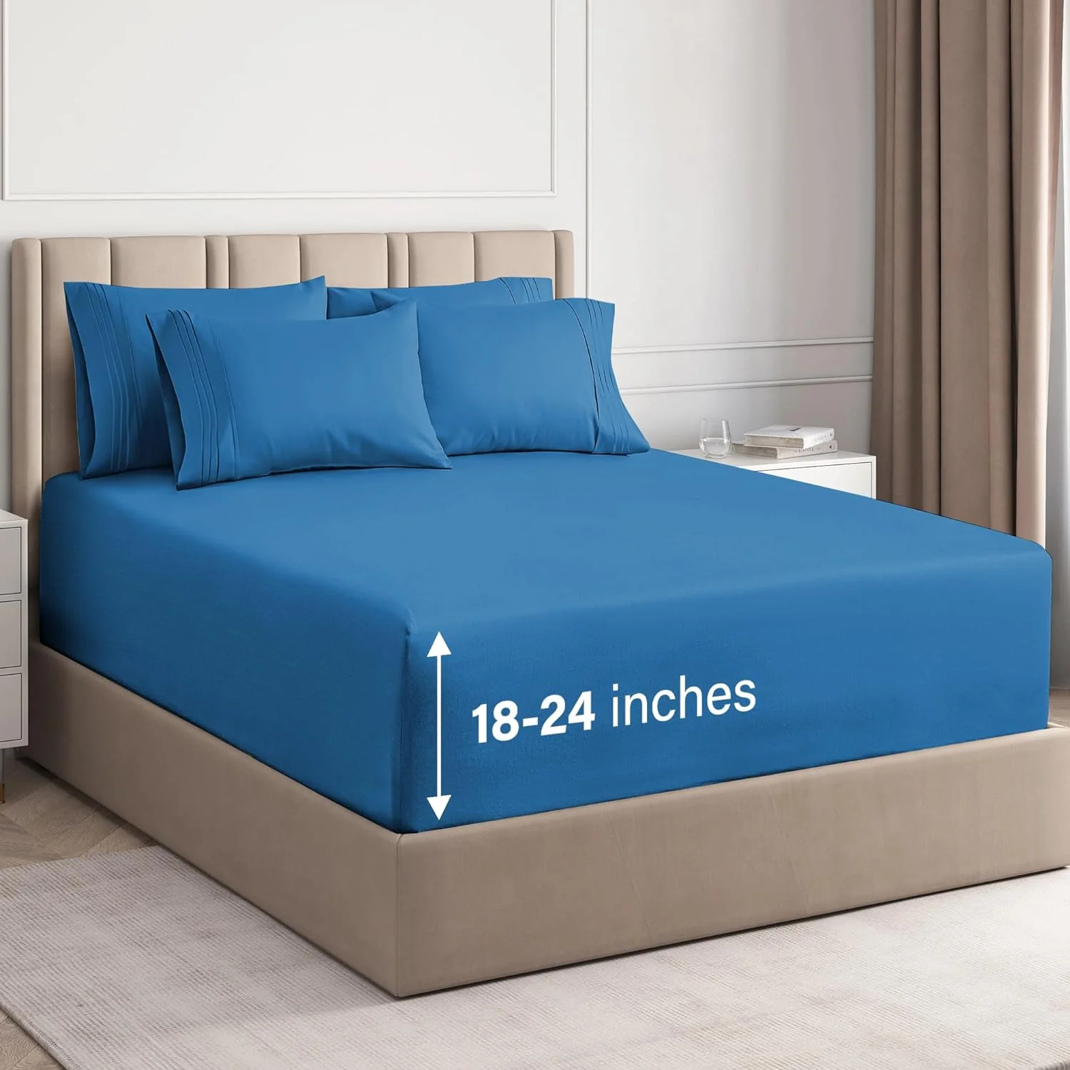 6 Piece Deep Pocket Sheet Set - Image 52