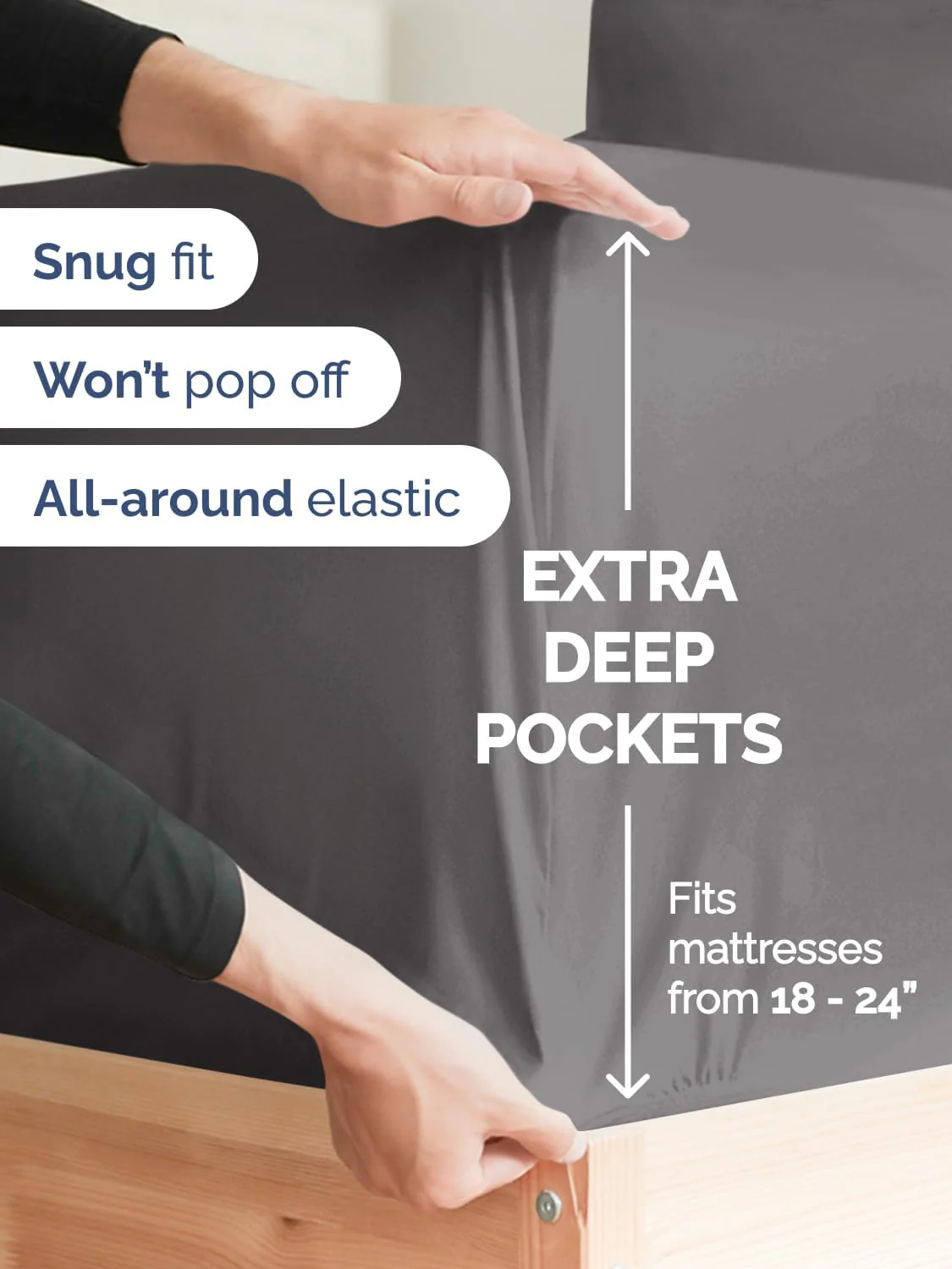 6 Piece Deep Pocket Sheet Set - Image 59