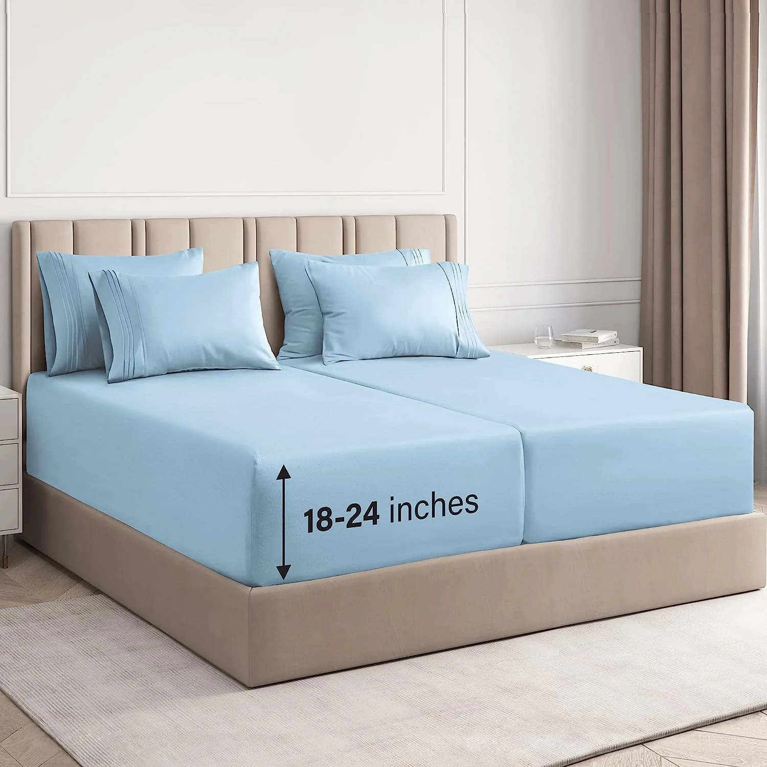 6 Piece Deep Pocket Sheet Set - Image 6