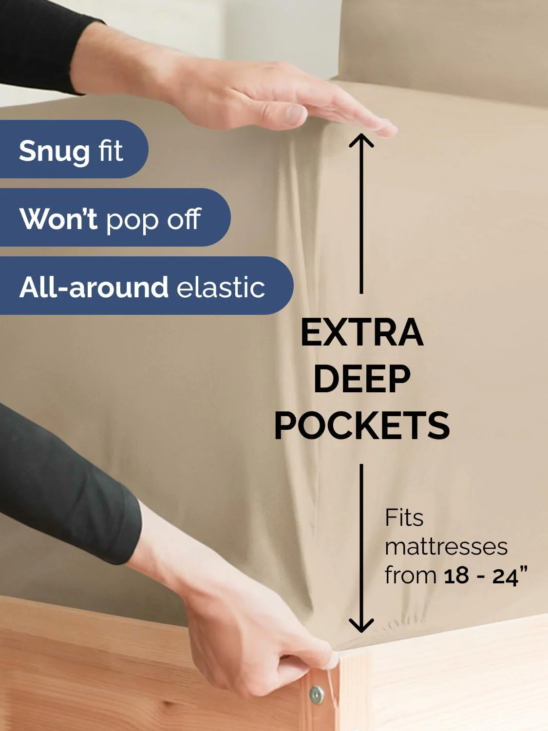 6 Piece Deep Pocket Sheet Set - Image 61