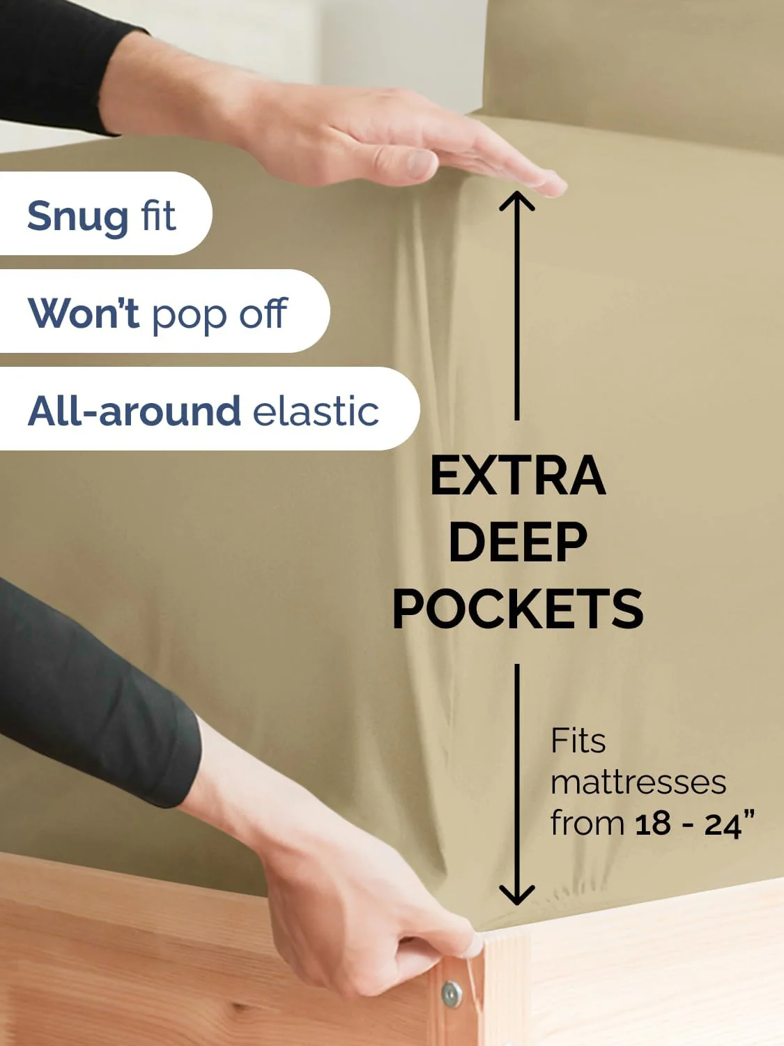 6 Piece Deep Pocket Sheet Set - Image 69