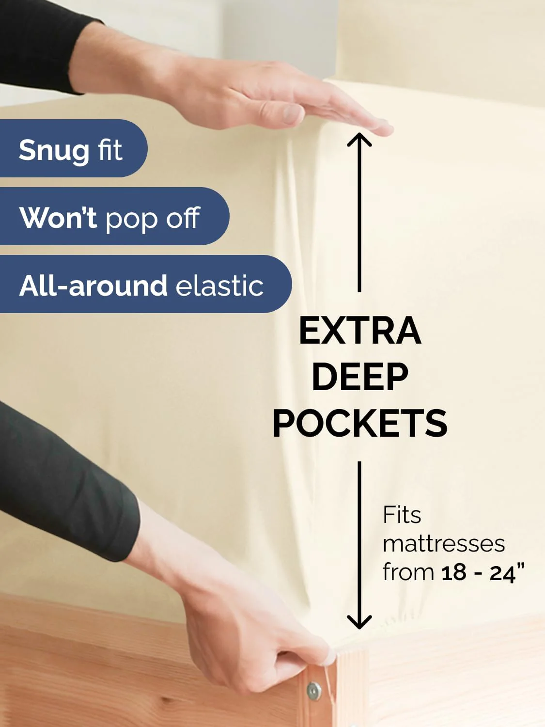 6 Piece Deep Pocket Sheet Set - Image 79