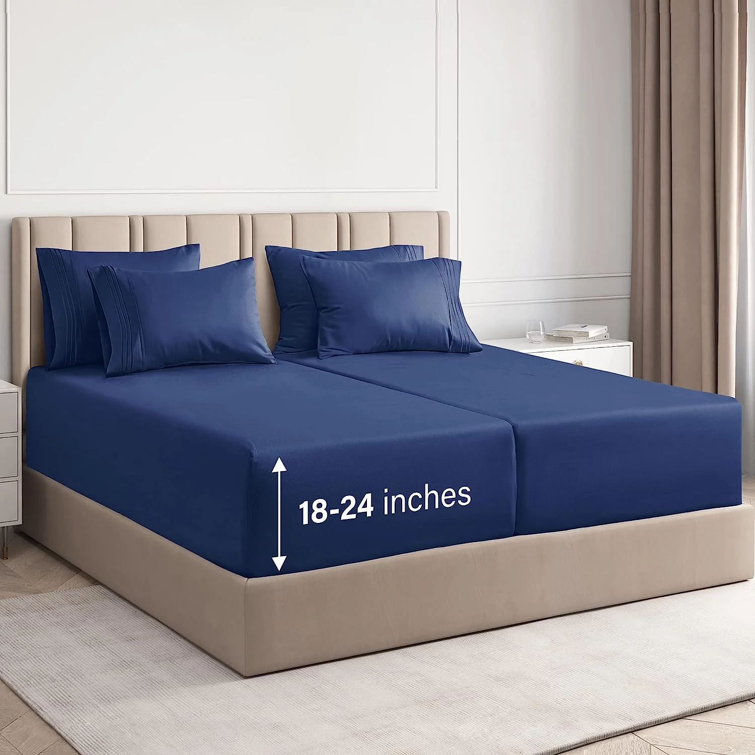 6 Piece Deep Pocket Sheet Set - Image 8