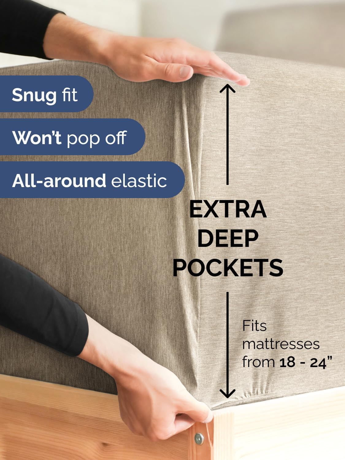 6 Piece Deep Pocket Sheet Set - Image 85