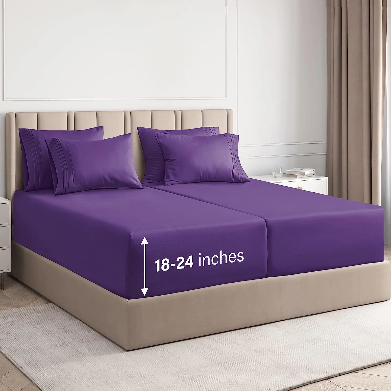 6 Piece Deep Pocket Sheet Set - Image 9