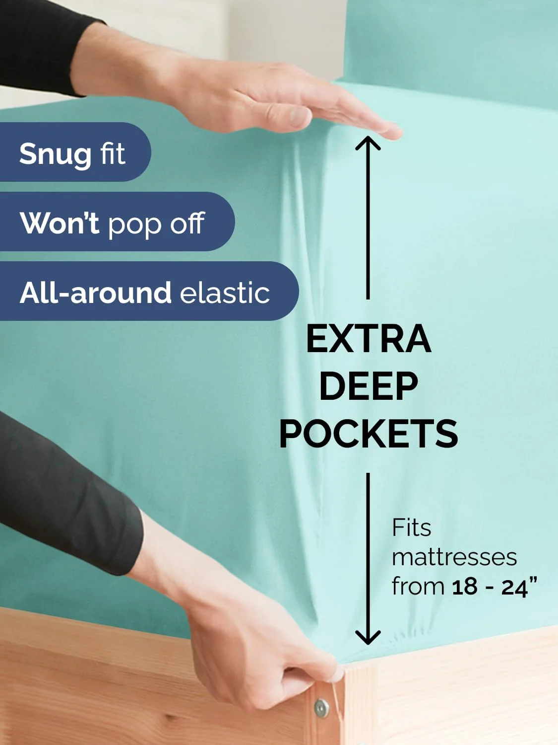 6 Piece Deep Pocket Sheet Set - Image 91