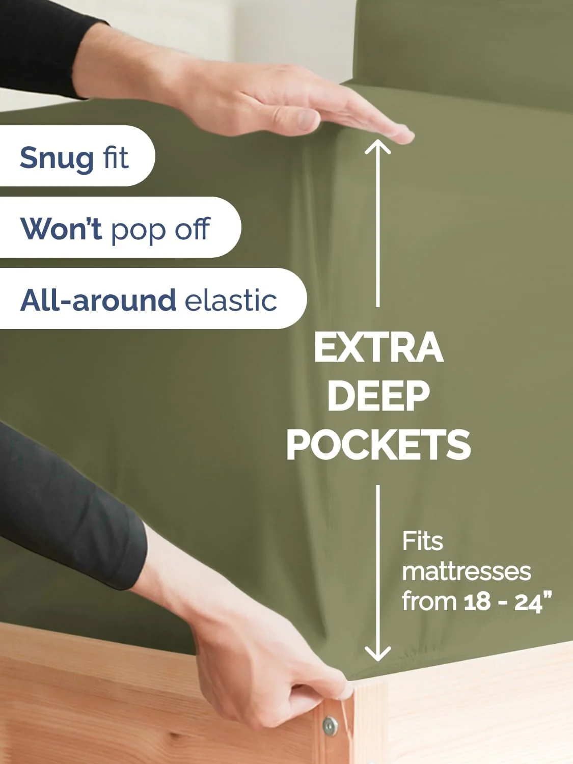 6 Piece Deep Pocket Sheet Set - Image 93