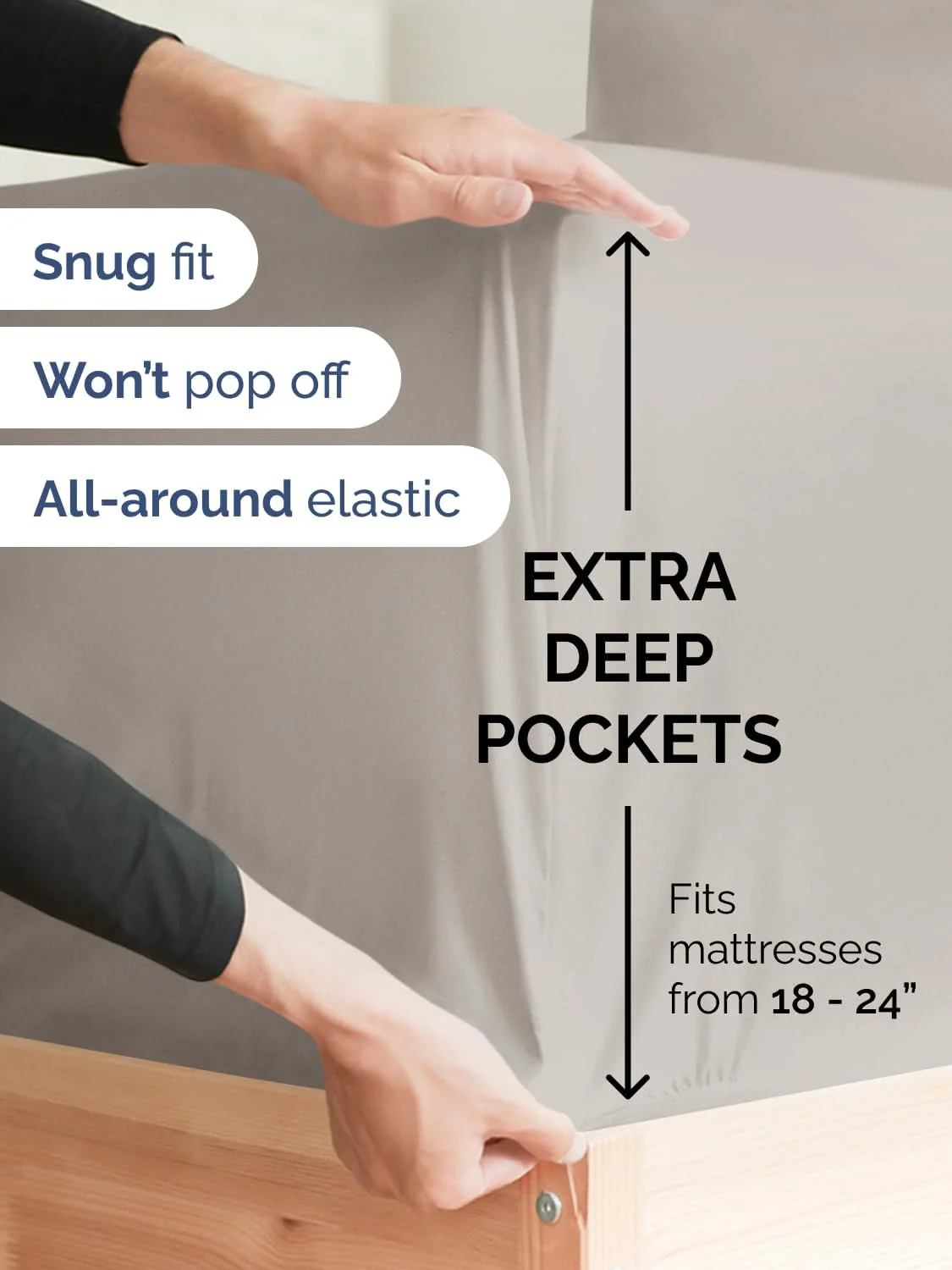 6 Piece Deep Pocket Sheet Set - Image 99