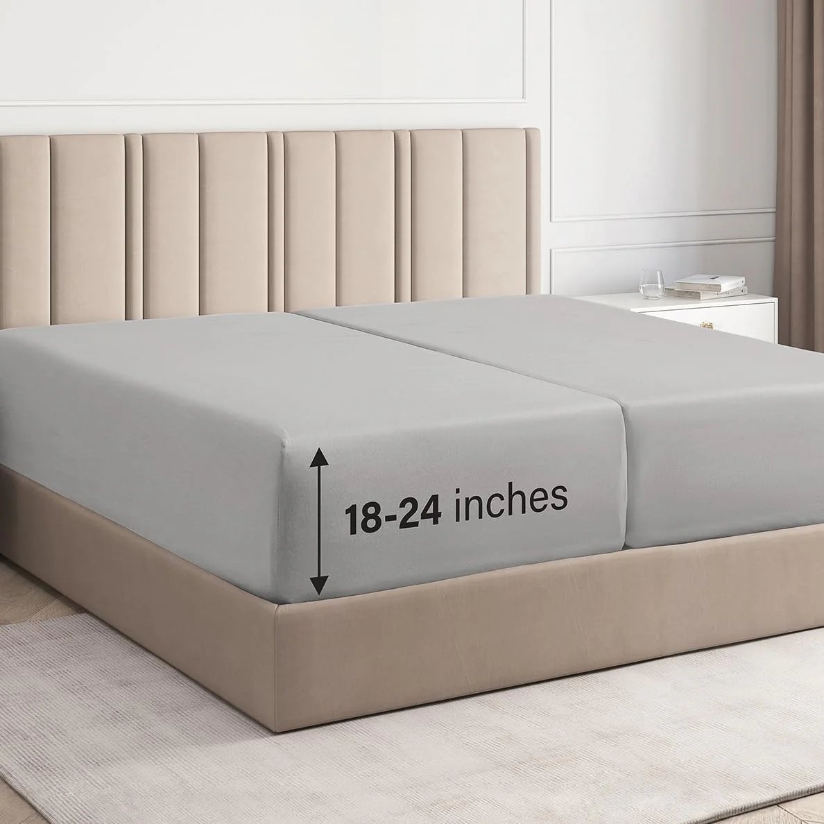 Deep Pocket Single Fitted Sheet - Image 55