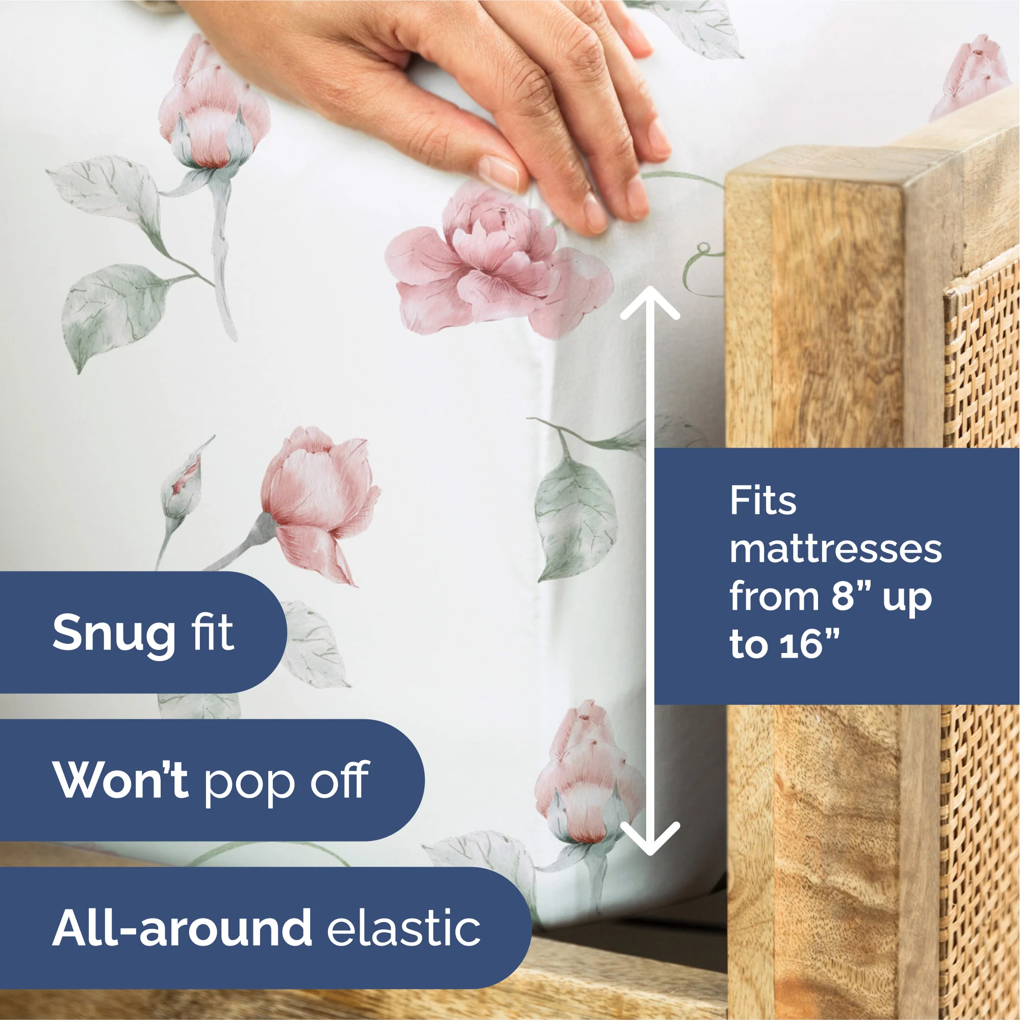 4 Piece Floral Sheet Set - Image 48