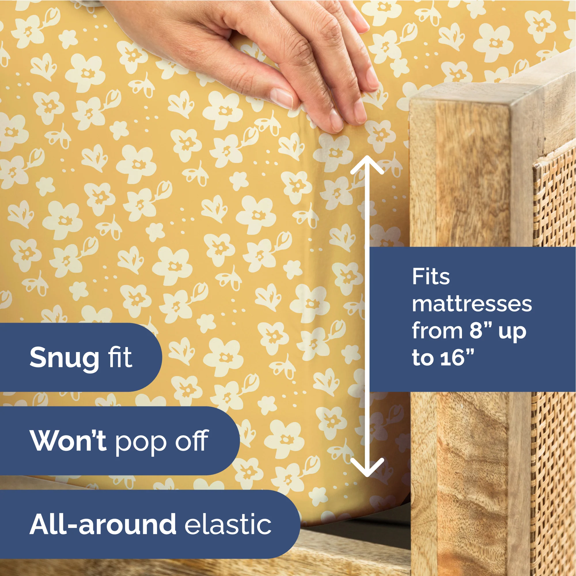 4 Piece Floral Sheet Set - Image 53