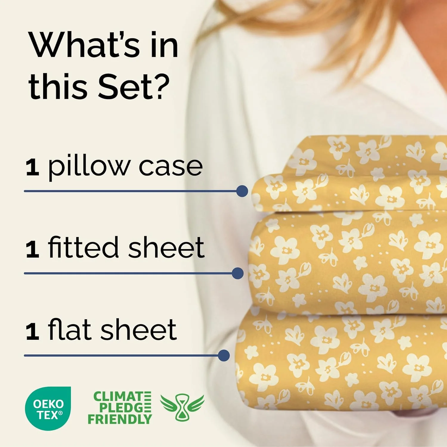 4 Piece Floral Sheet Set - Image 80