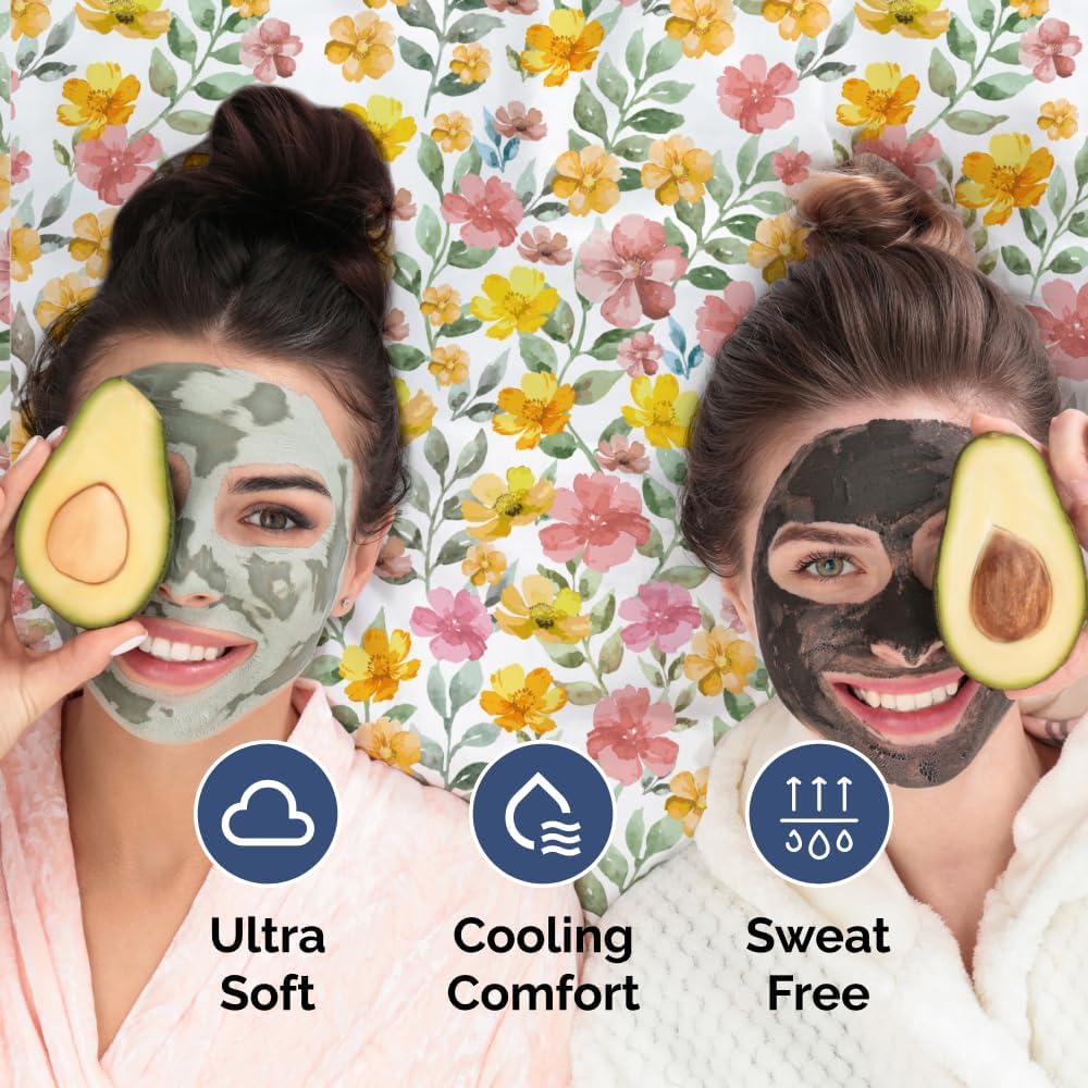 4 Piece Floral Sheet Set - Image 90