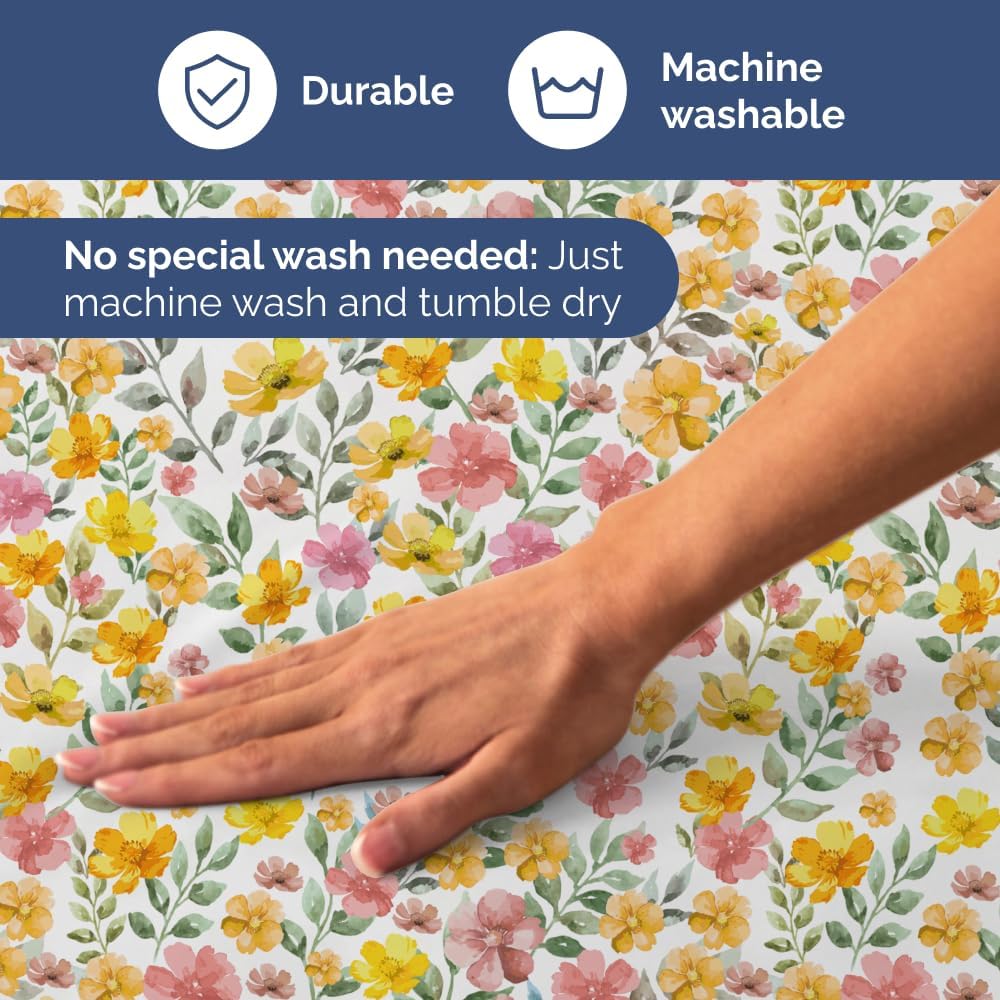 4 Piece Floral Sheet Set - Image 92