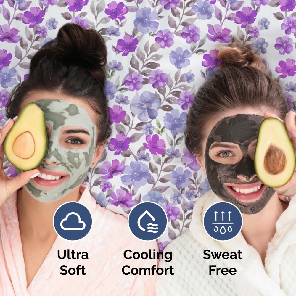 4 Piece Floral Sheet Set - Image 96