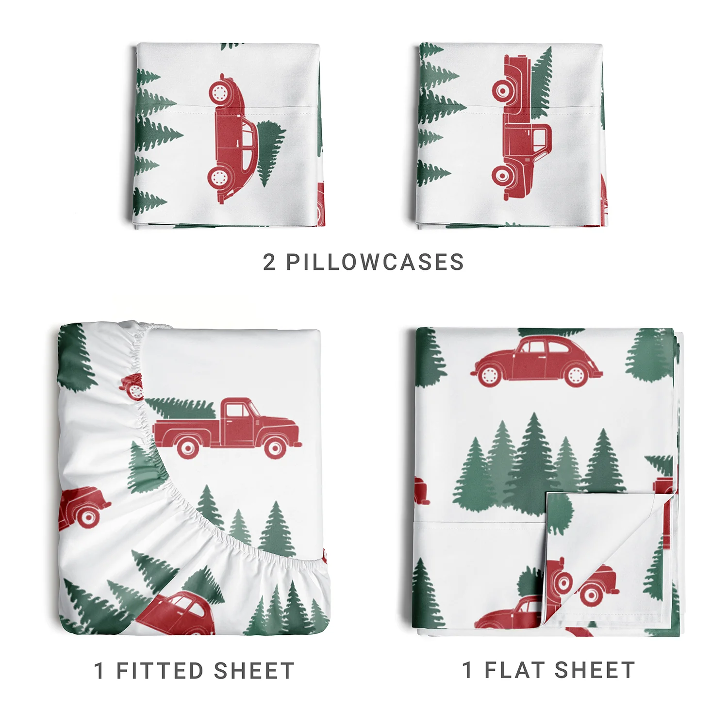 4 Piece Christmas Sheet Set - Image 10