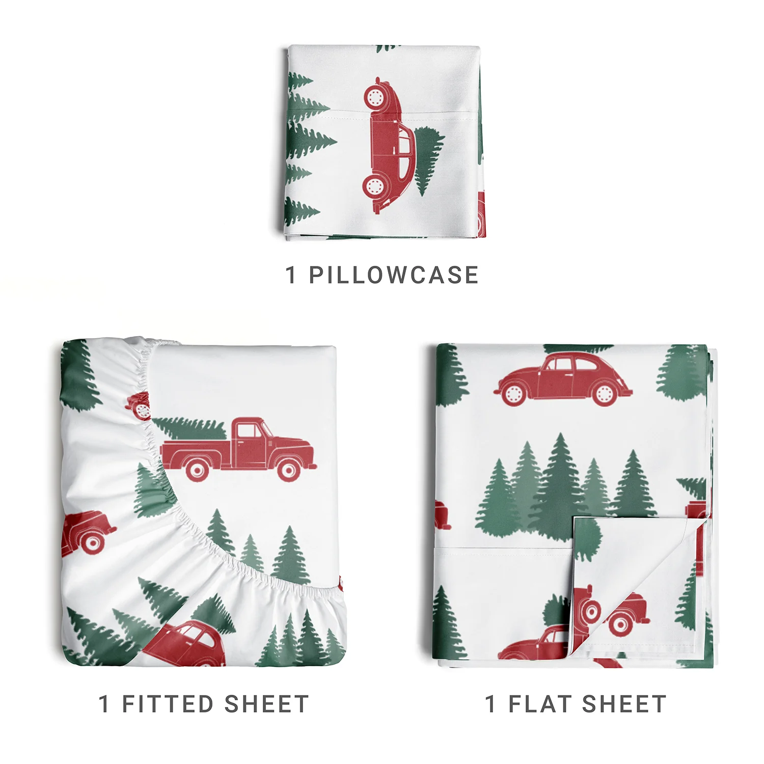 4 Piece Christmas Sheet Set - Image 48