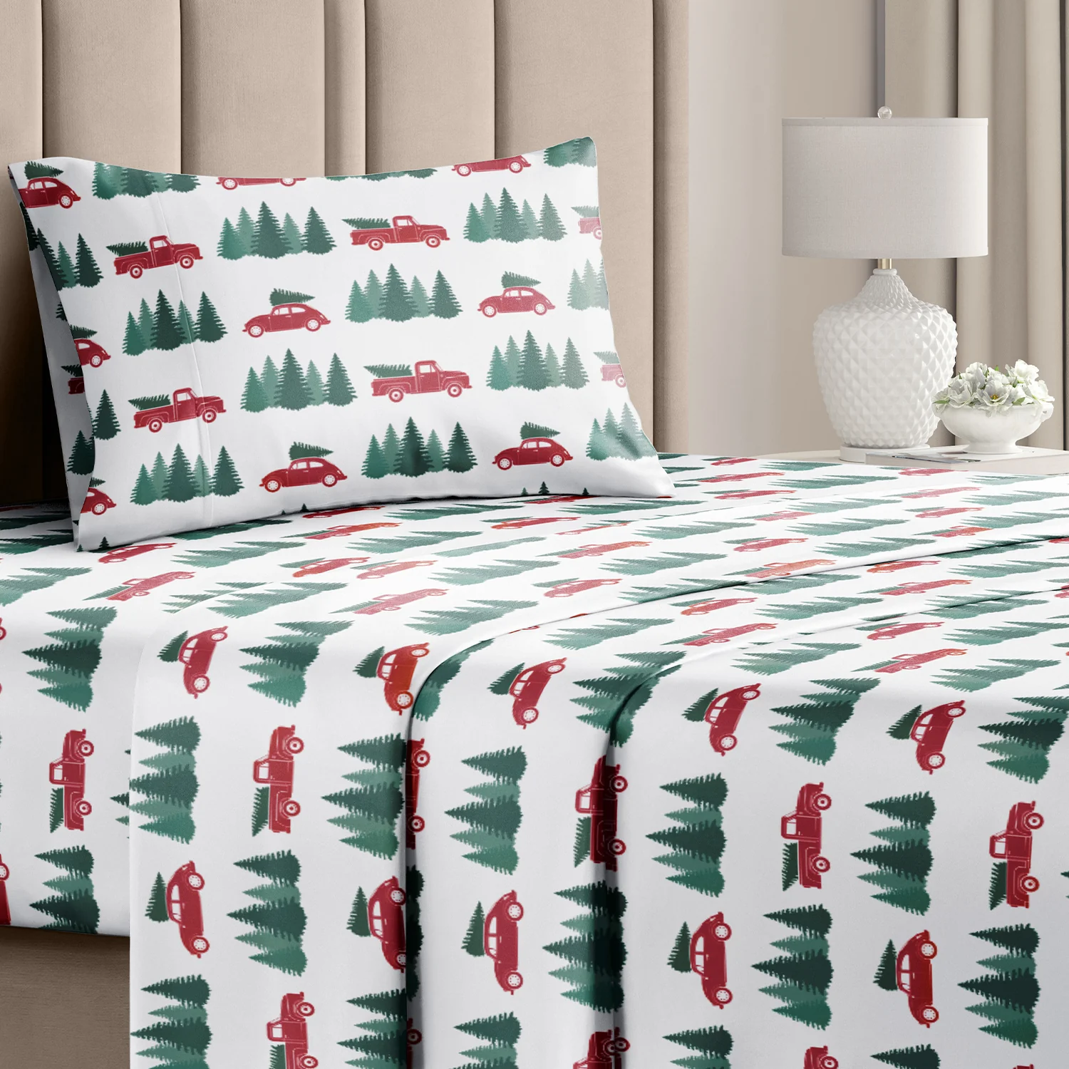 4 Piece Christmas Sheet Set - Image 60