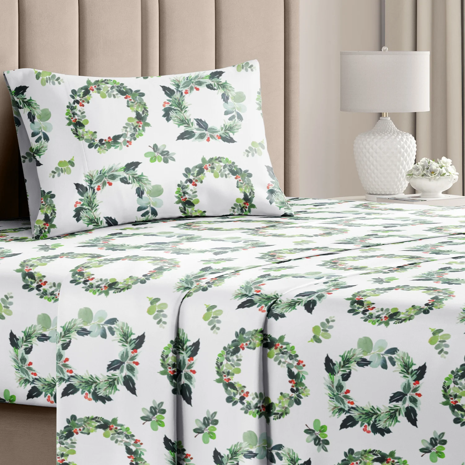 4 Piece Christmas Sheet Set - Image 61