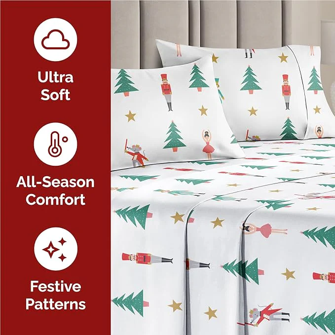 4 Piece Christmas Sheet Set - Image 65