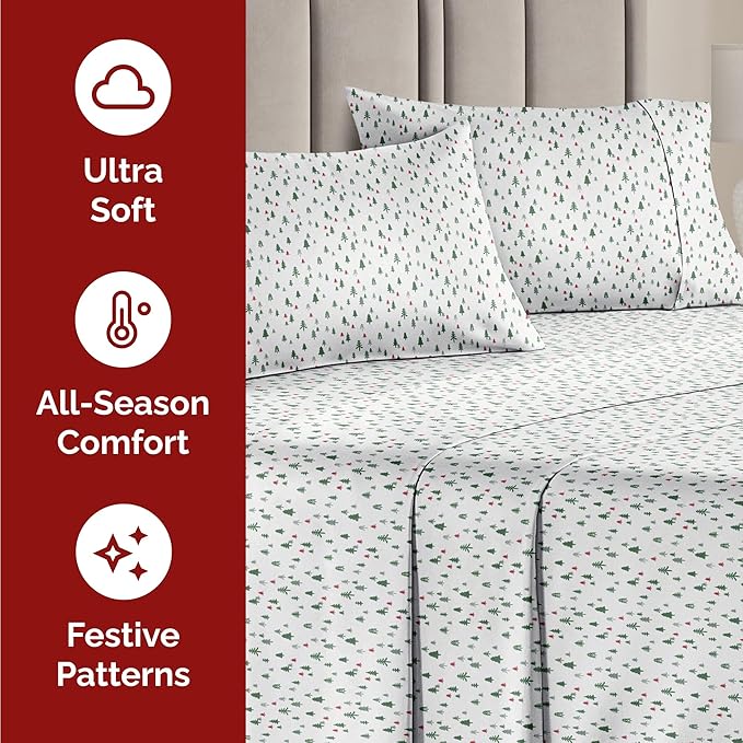 4 Piece Christmas Sheet Set - Image 66