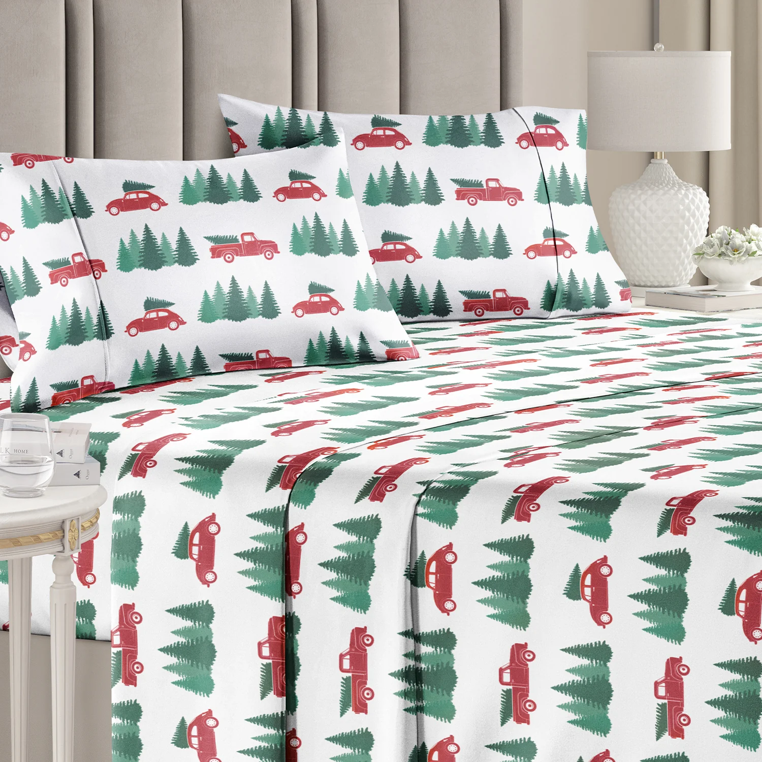 4 Piece Christmas Sheet Set - Image 9