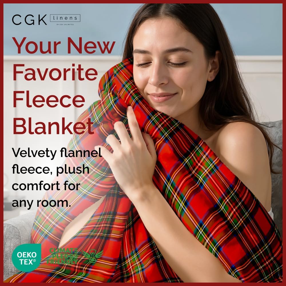 Christmas Printed Flannel Blanket - Image 14