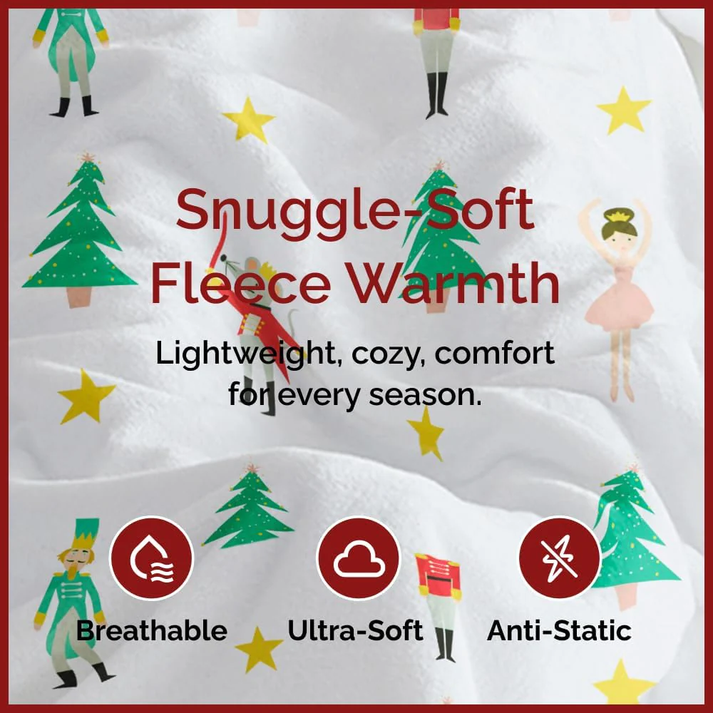 Christmas Printed Flannel Blanket - Image 25