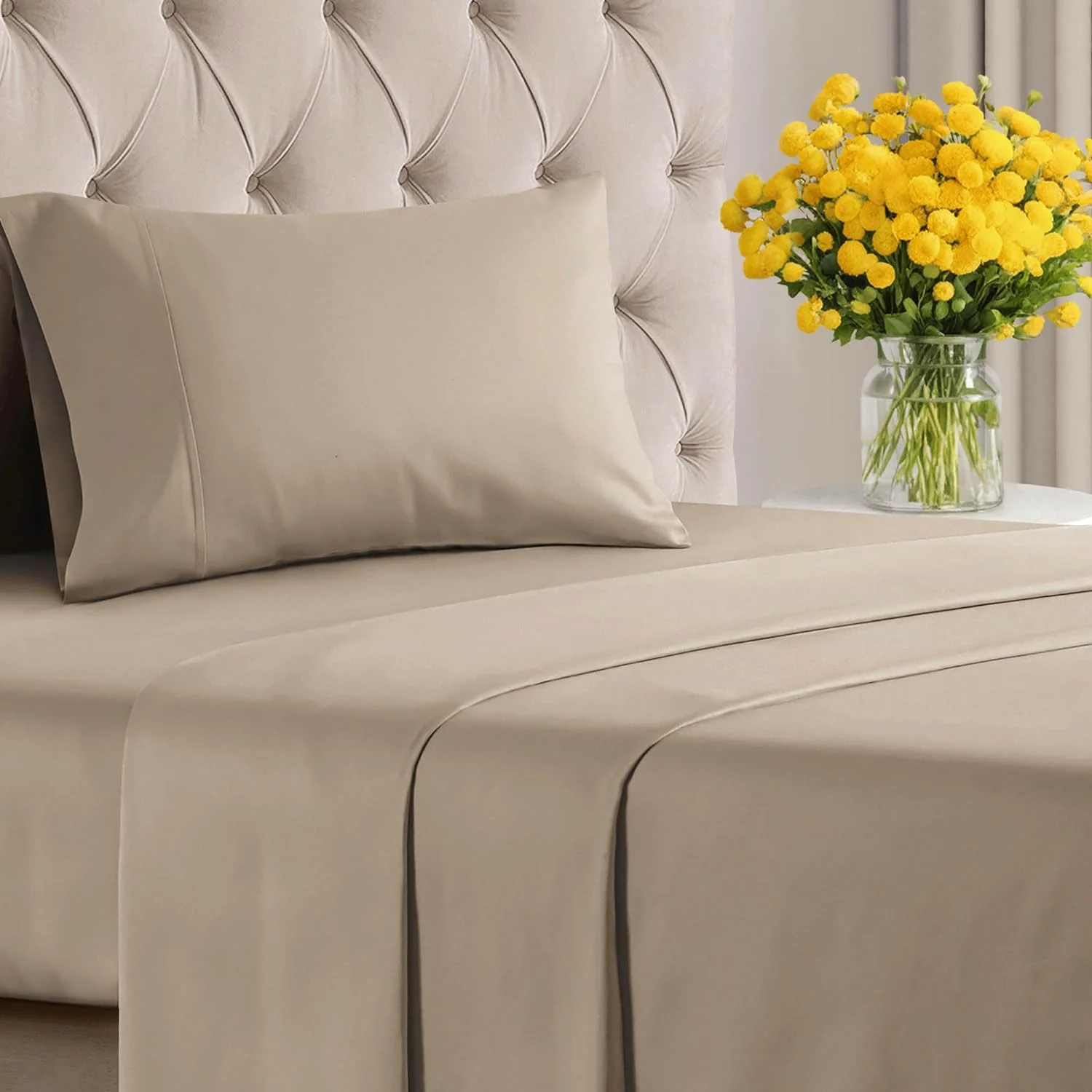 Cotton 1000 Thread Count 4 Piece Sheet Set - Image 24