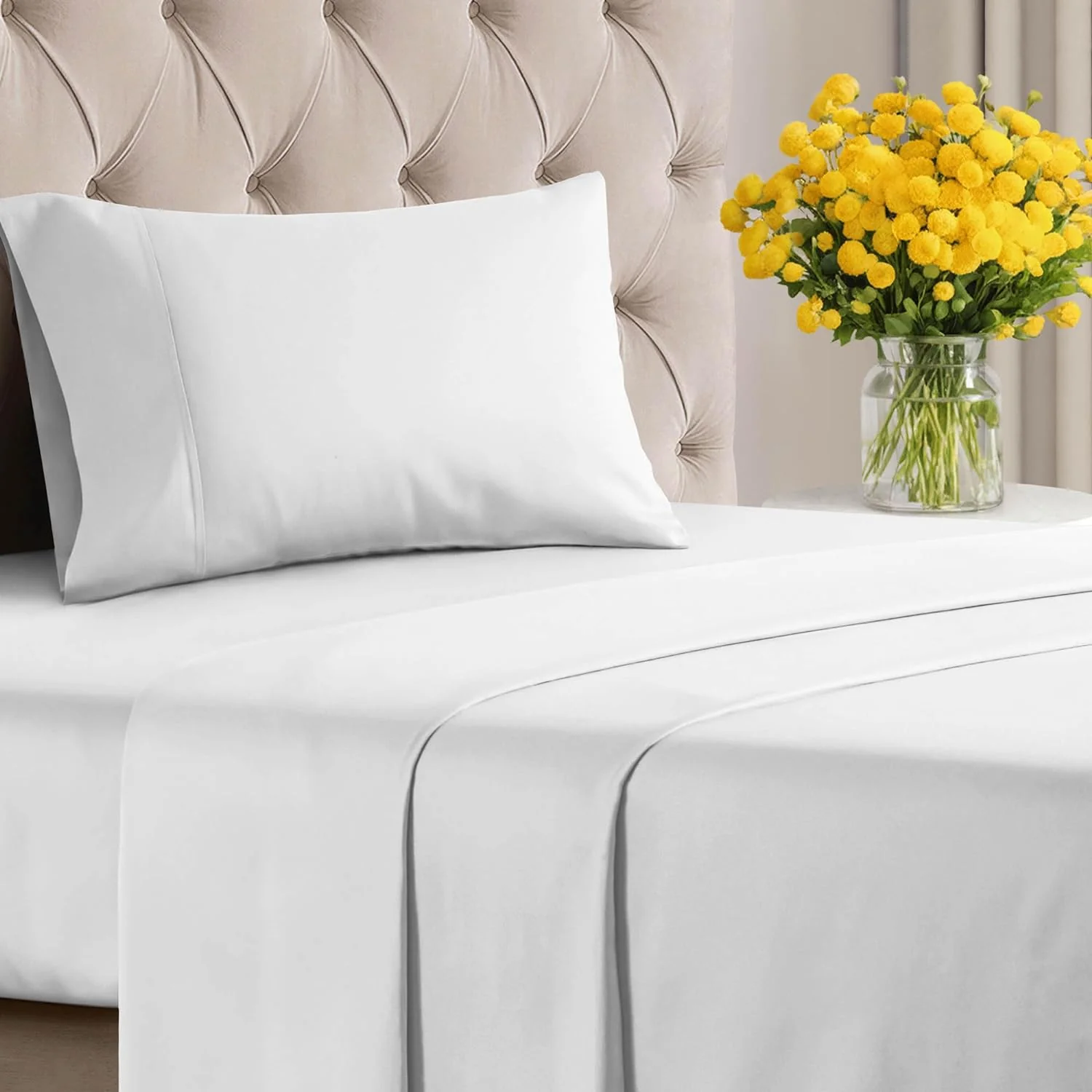 Cotton 1000 Thread Count 4 Piece Sheet Set - Image 27