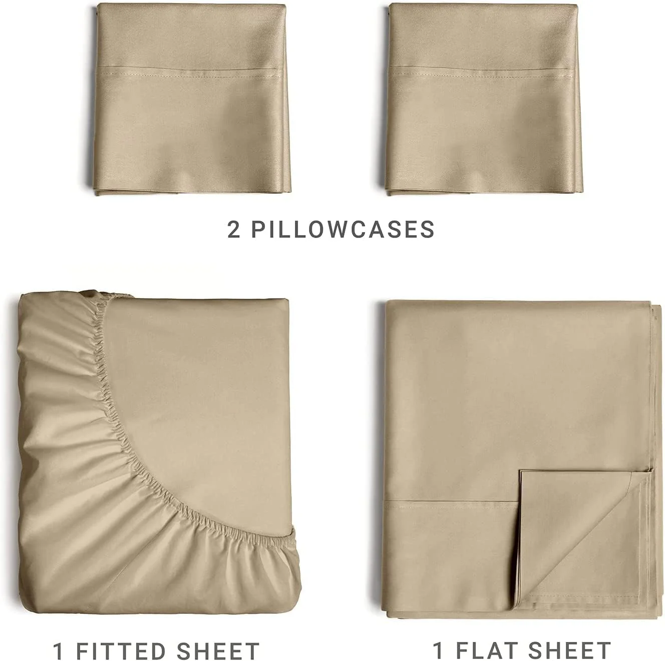 Cotton 1000 Thread Count 4 Piece Sheet Set - Image 5